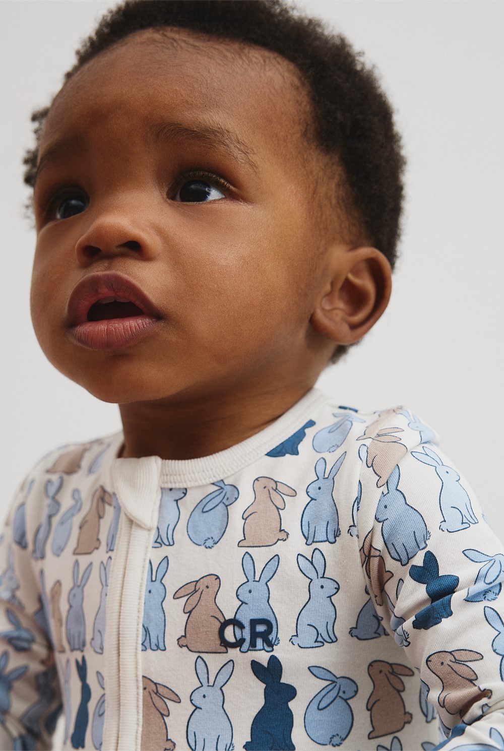 Organically Grown Cotton Cord Bunny Jumpsuit