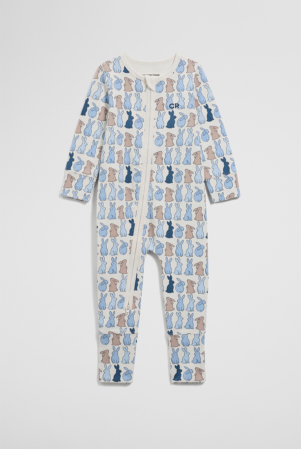 Organically Grown Cotton Cord Bunny Jumpsuit