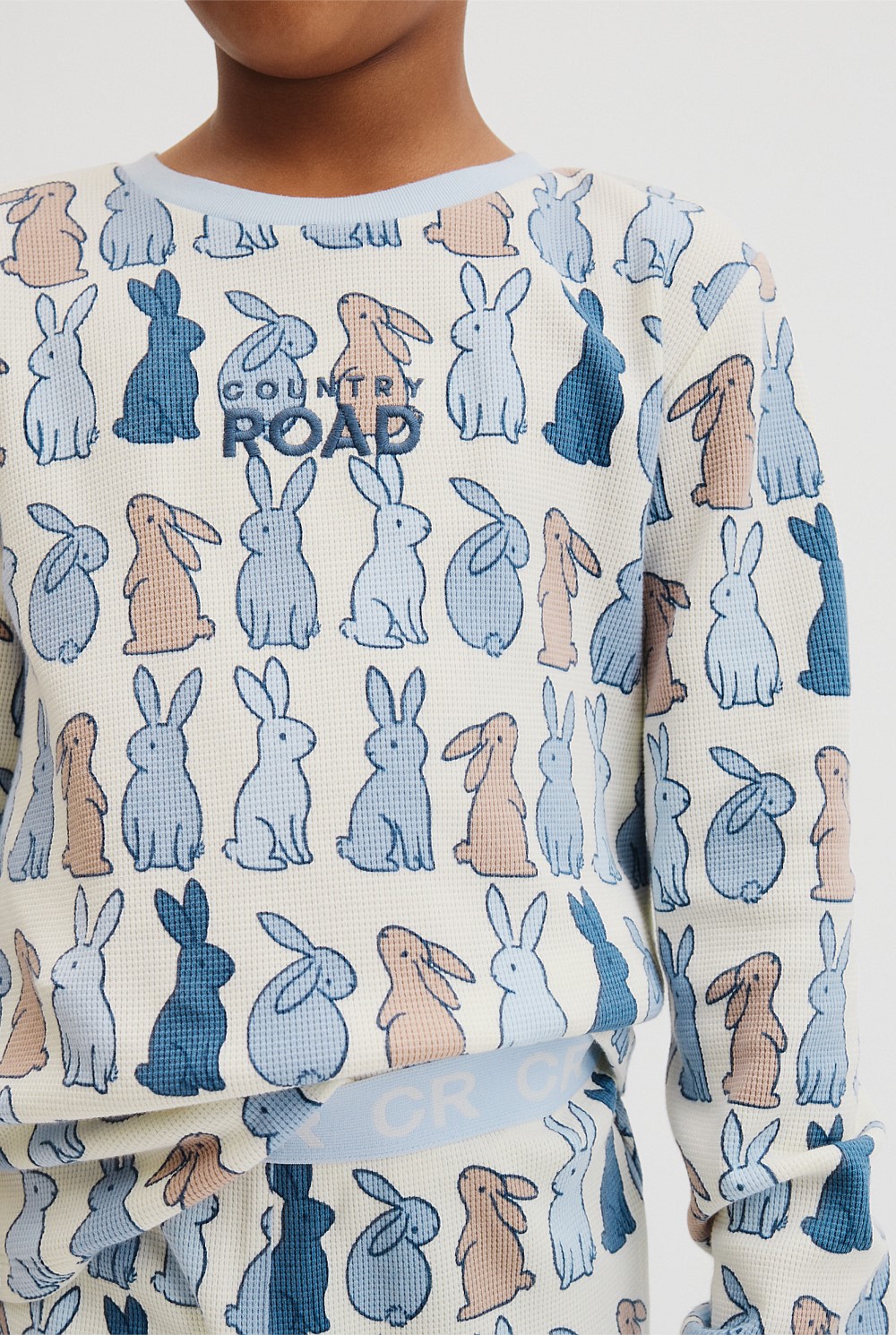 Australian Cotton Bunny Print Pyjama Set