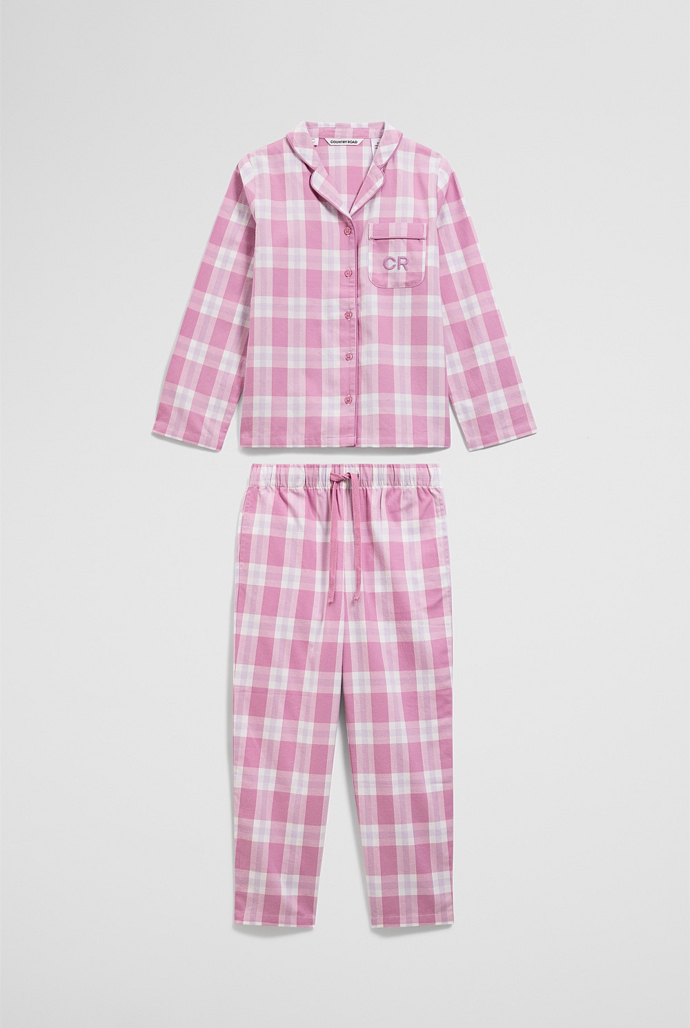 Australian Cotton Flannel Check Pyjama
