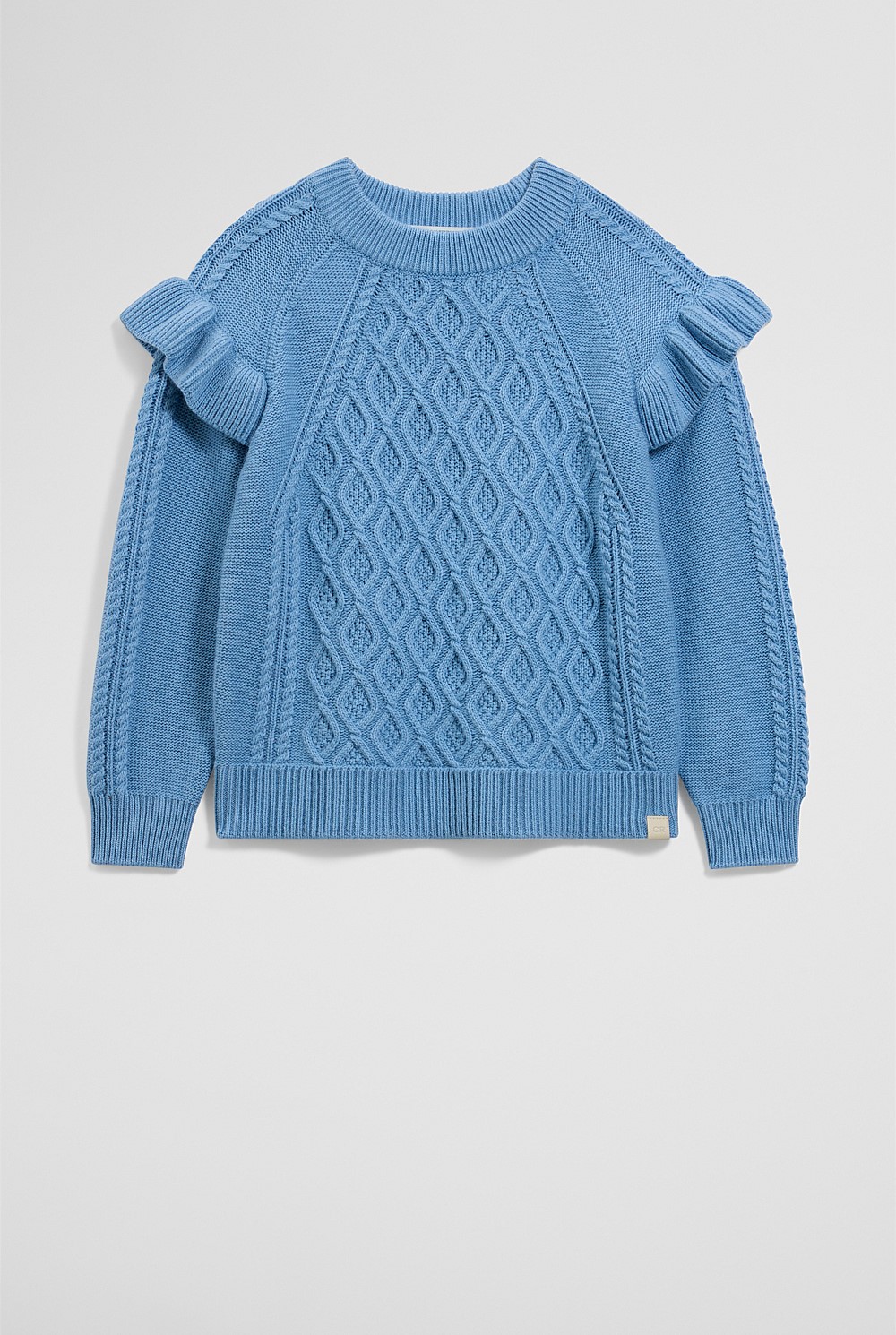 Frill Cable Knit
