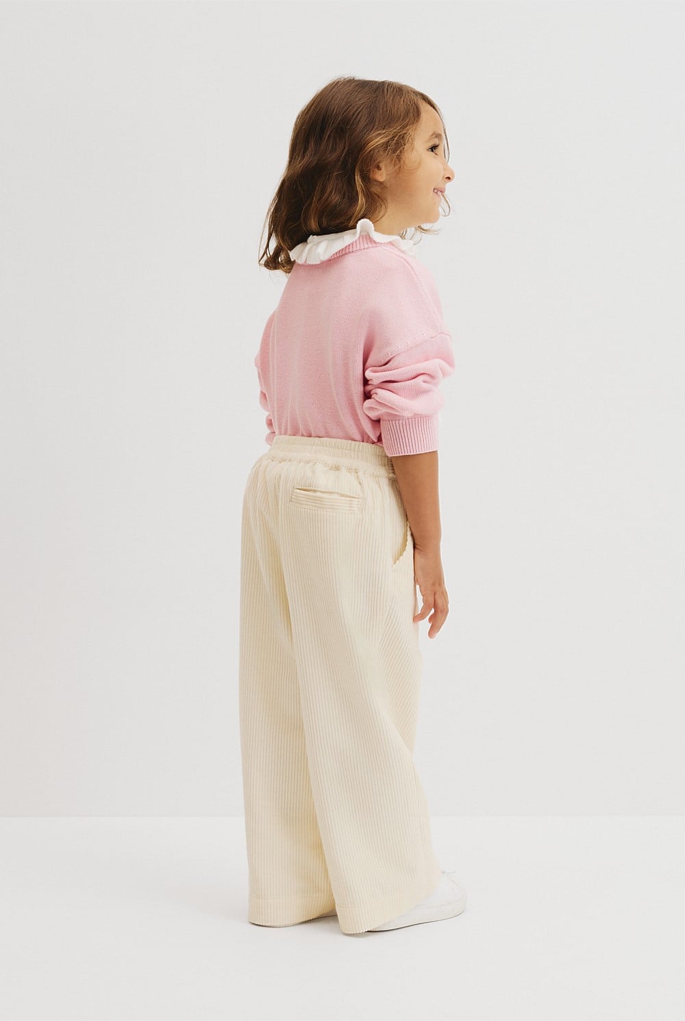 Organically Grown Cotton Wide Leg Cord Pant