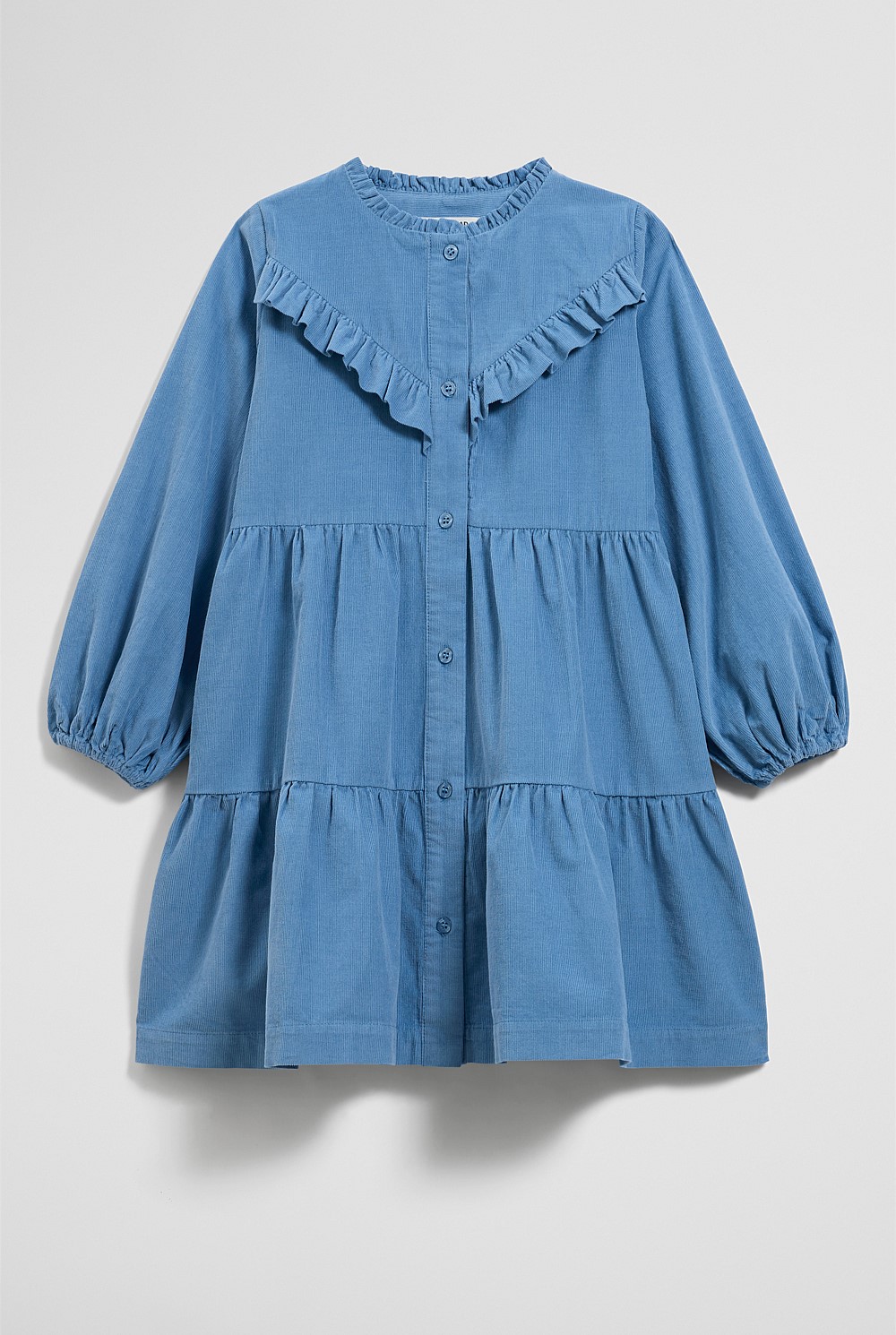 Organically Grown Cotton Long Sleeve Corduroy Dress