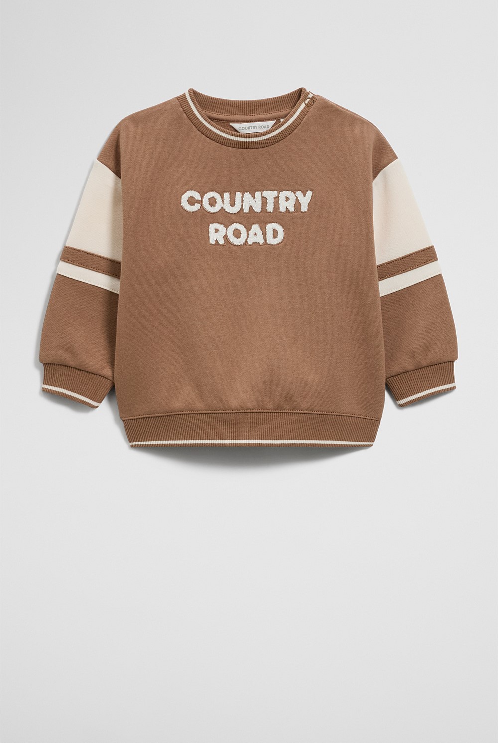 Organically Grown Cotton Oversized Country Road Boucle Sweat