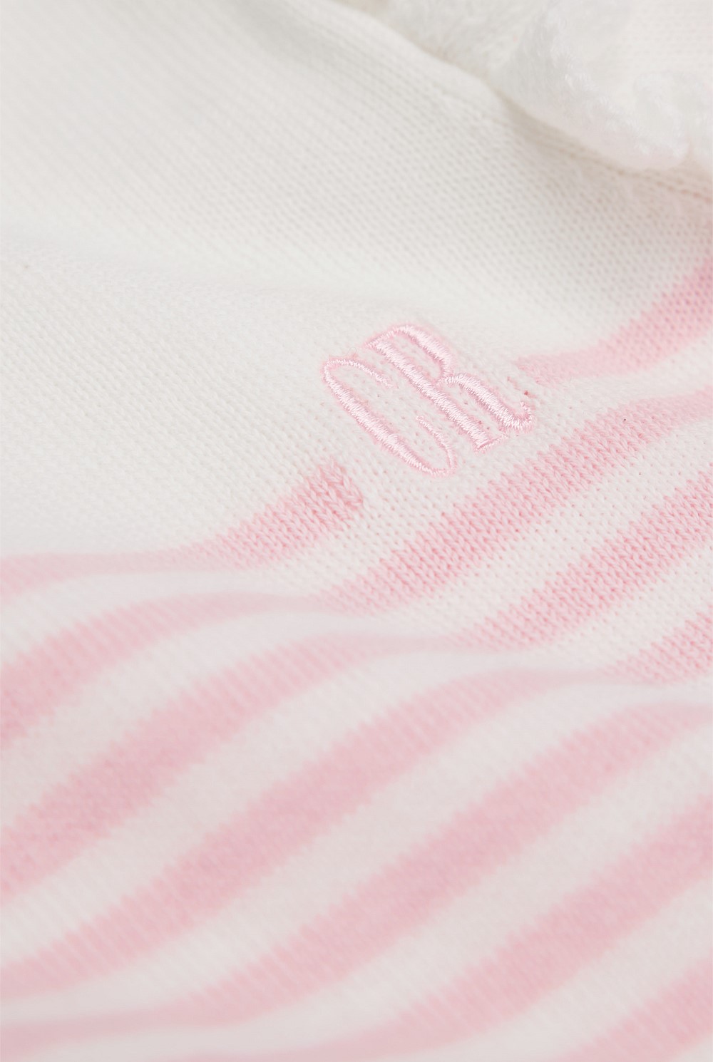 Organically Grown Cotton Logo Frilled Knit