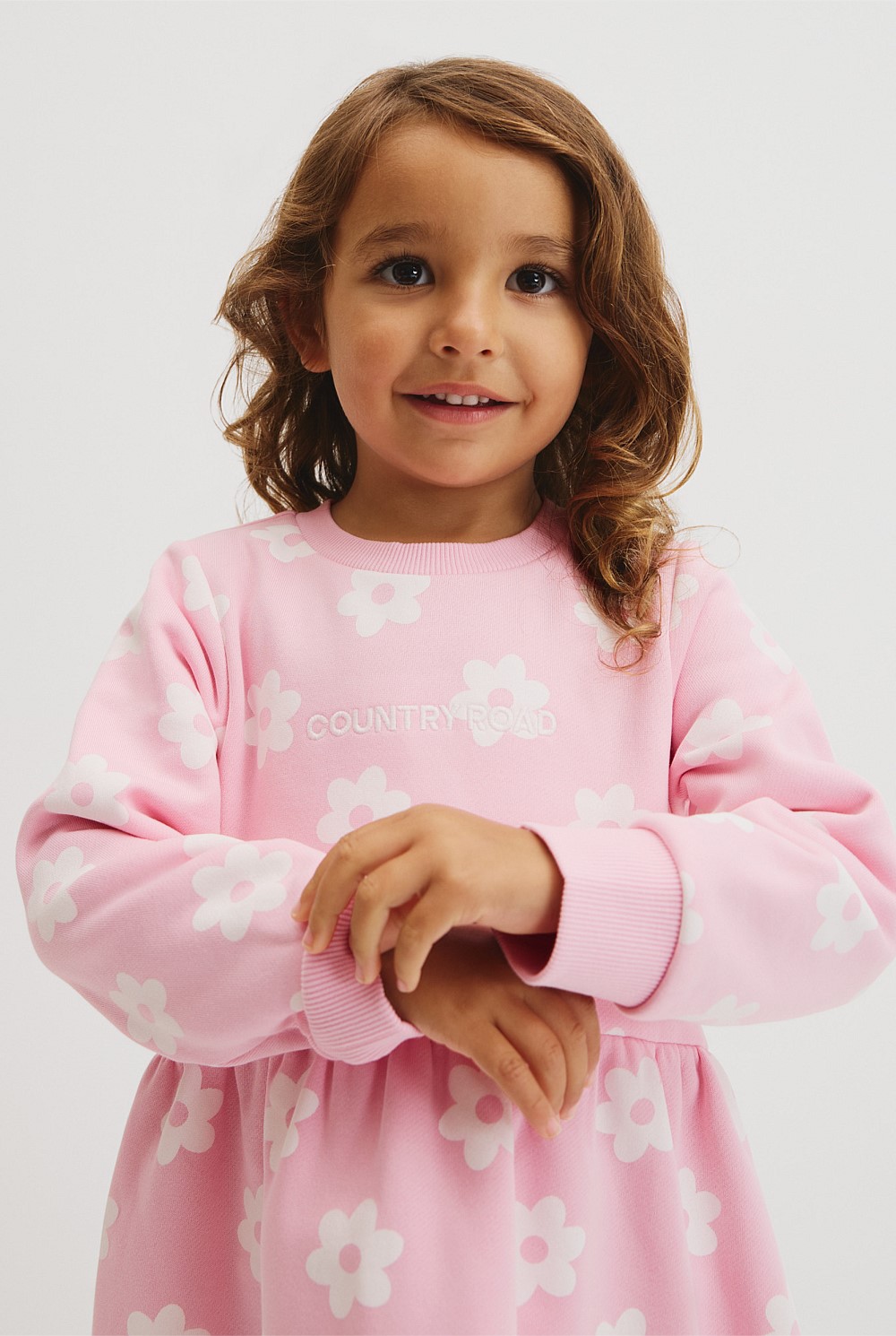 Australian Cotton Flower Sweat Dress