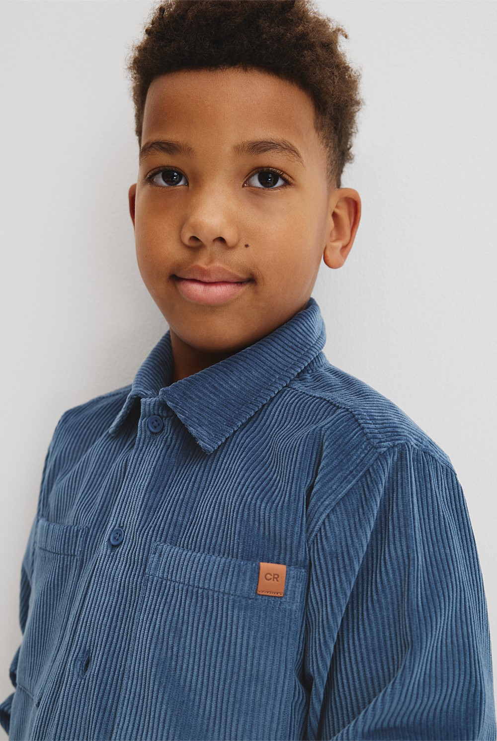 Organically Grown Cotton Cord Shacket