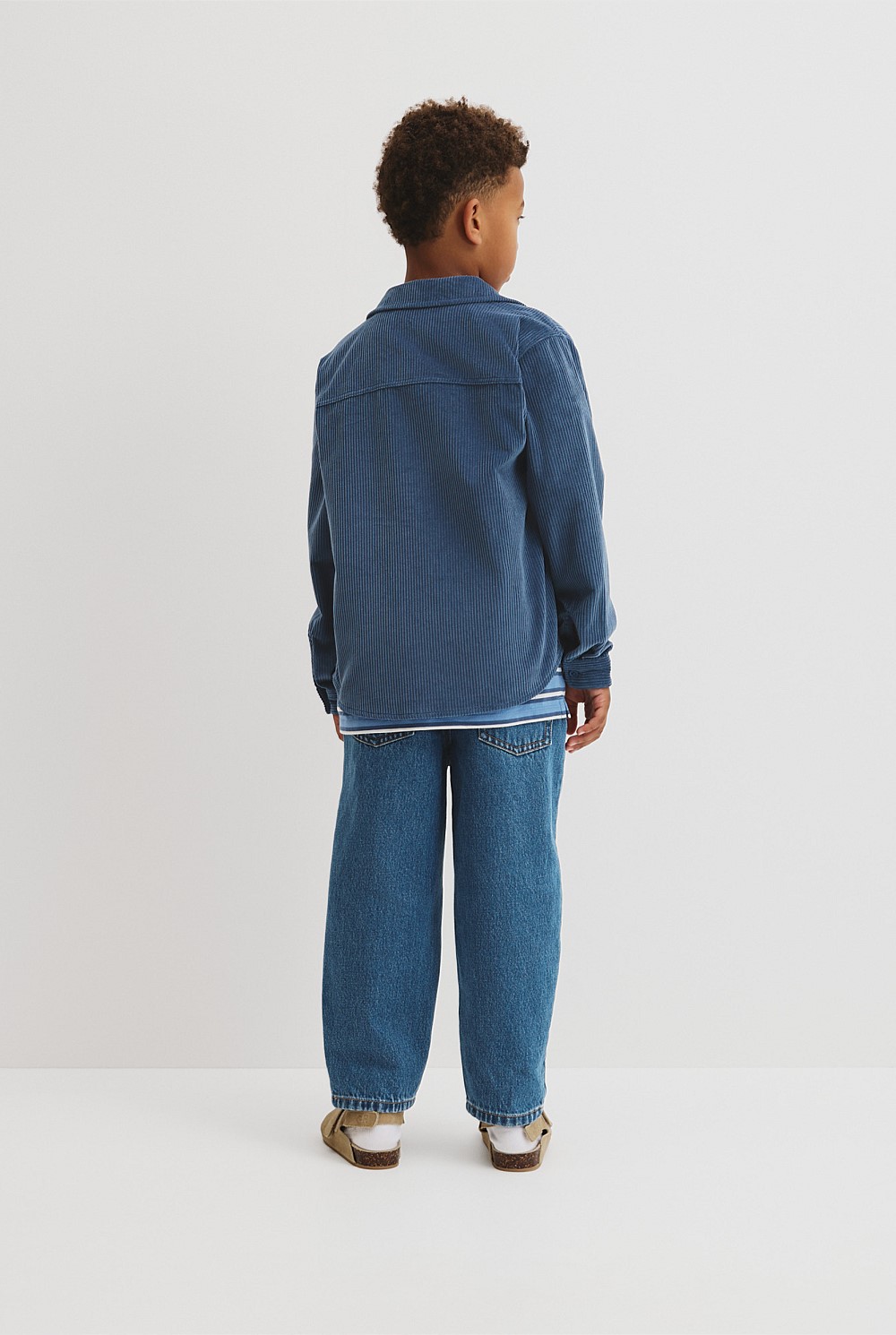 Organically Grown Cotton Cord Shacket