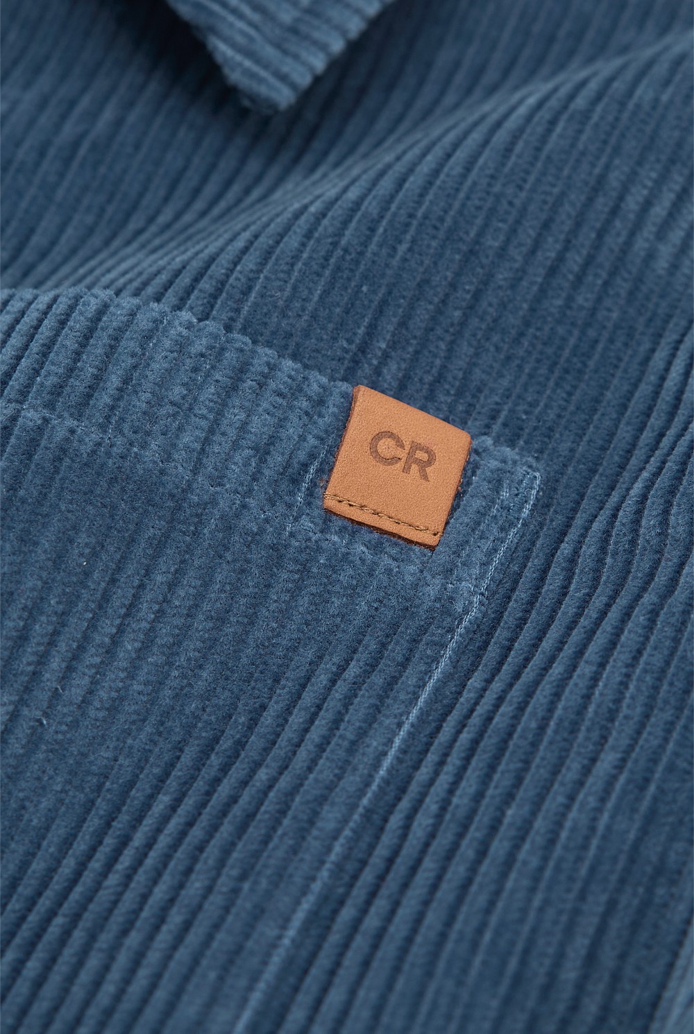 Organically Grown Cotton Cord Shacket