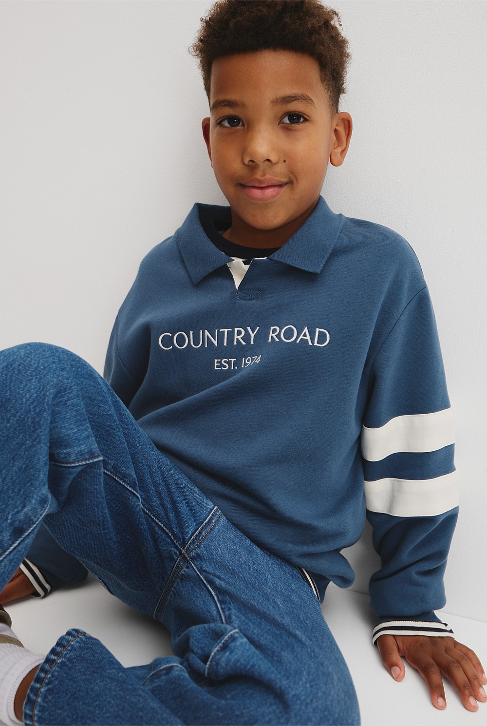 Organically Grown Cotton Collared Sweat