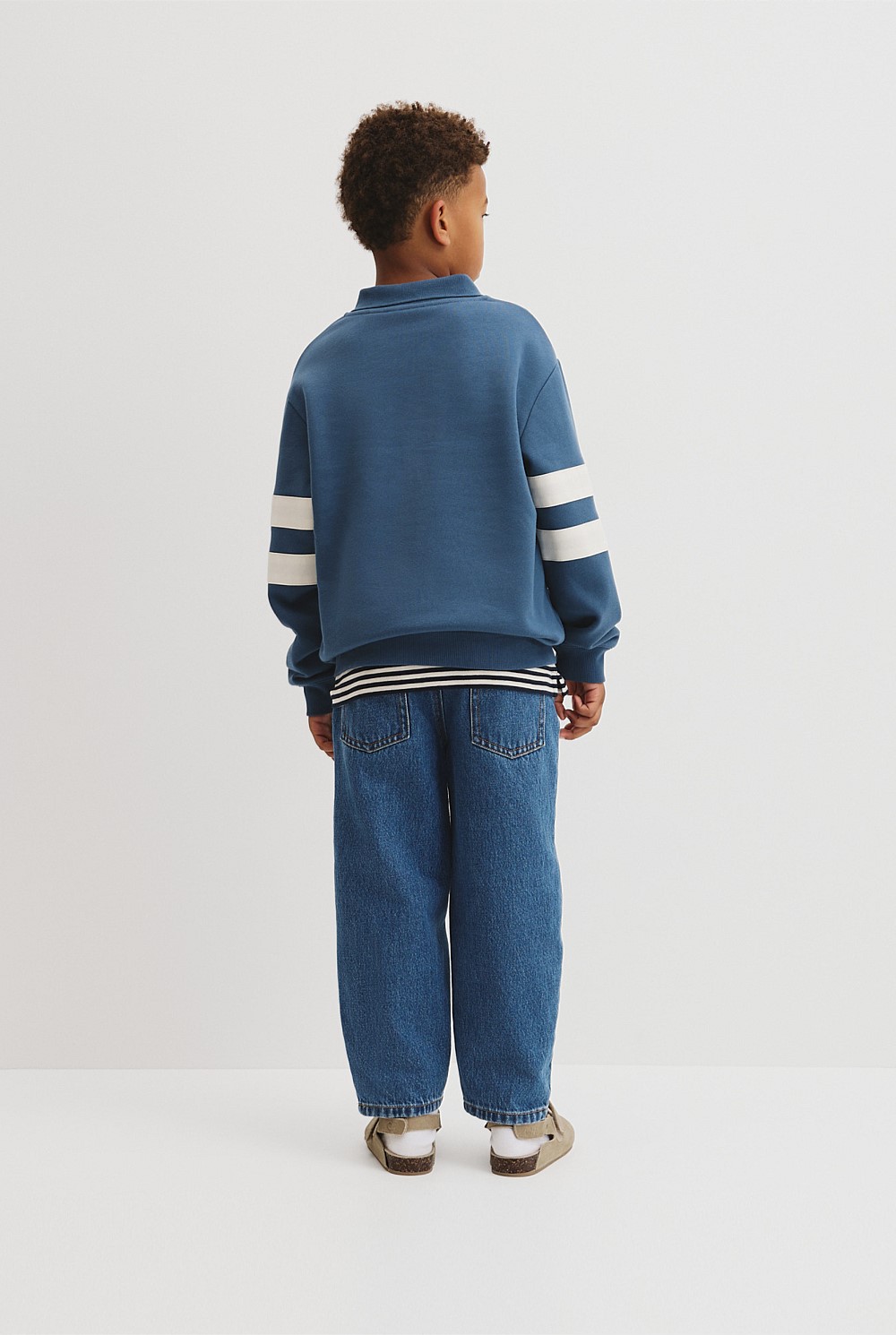 Organically Grown Cotton Collared Sweat