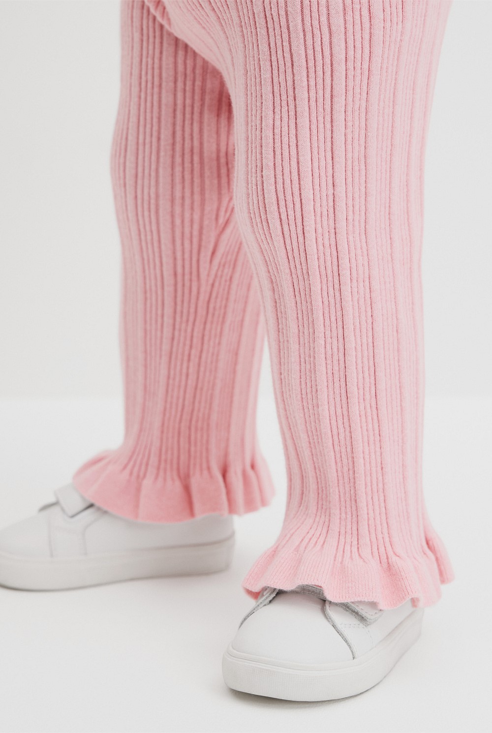 Organically Grown Cotton Rib Knit Pant