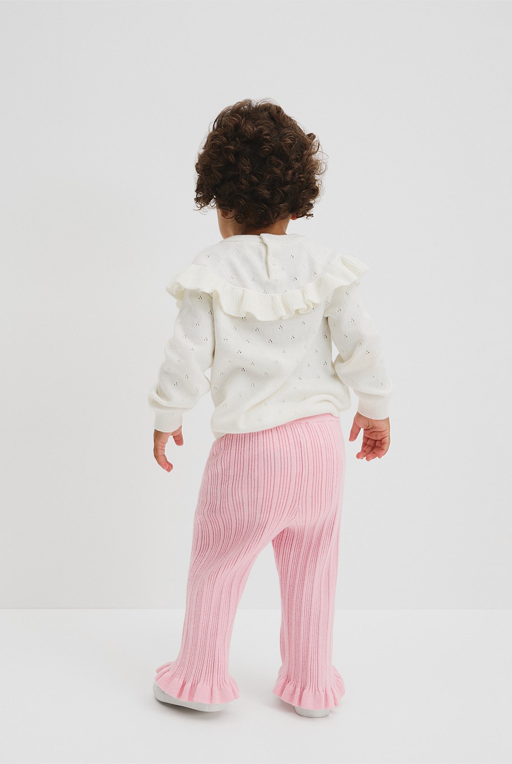 Organically Grown Cotton Rib Knit Pant