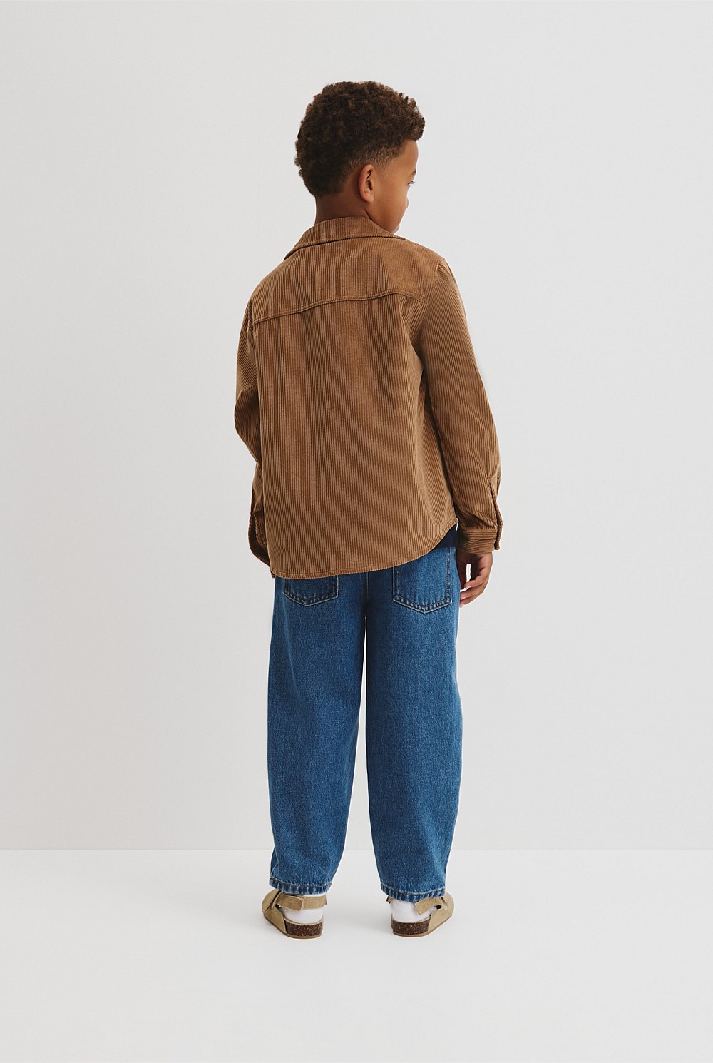 Organically Grown Cotton Cord Shacket