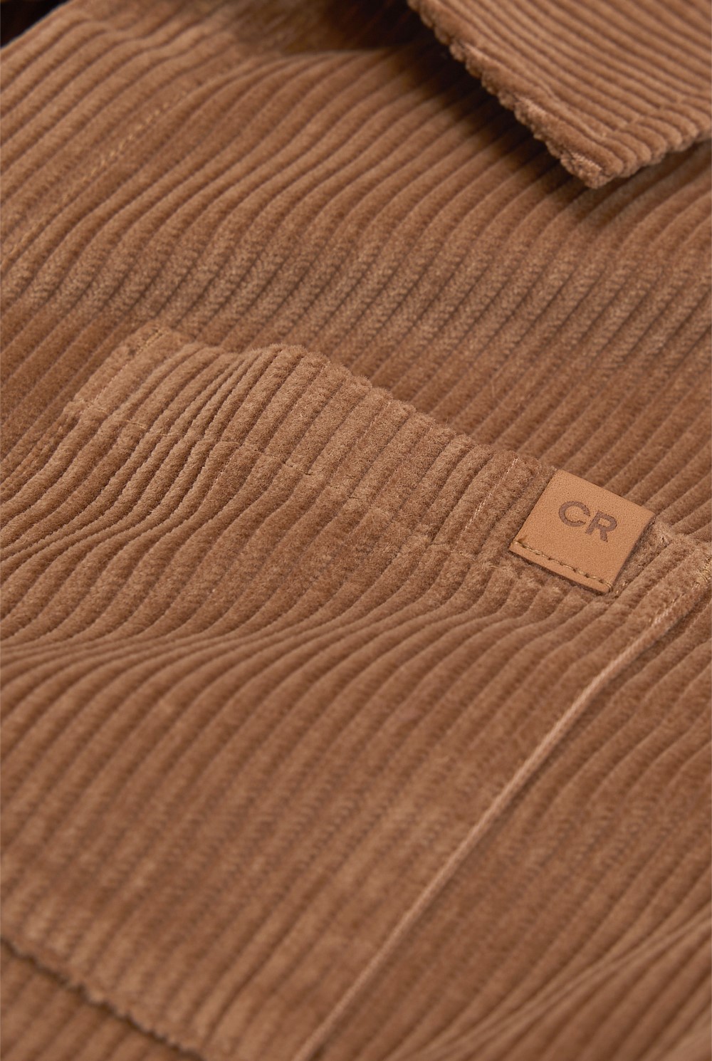Organically Grown Cotton Cord Shacket