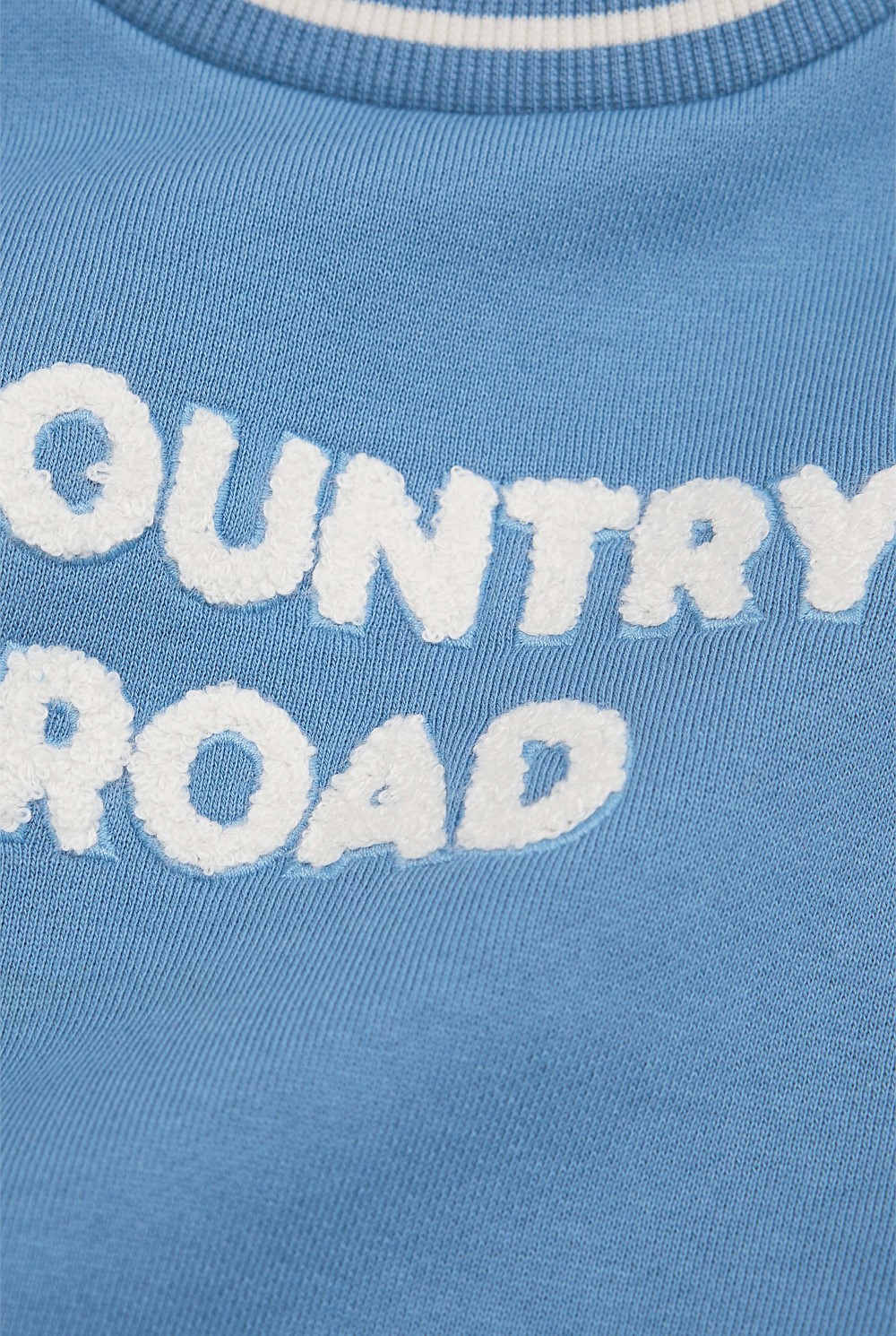 Organically Grown Cotton Oversized Country Road Boucle Sweat