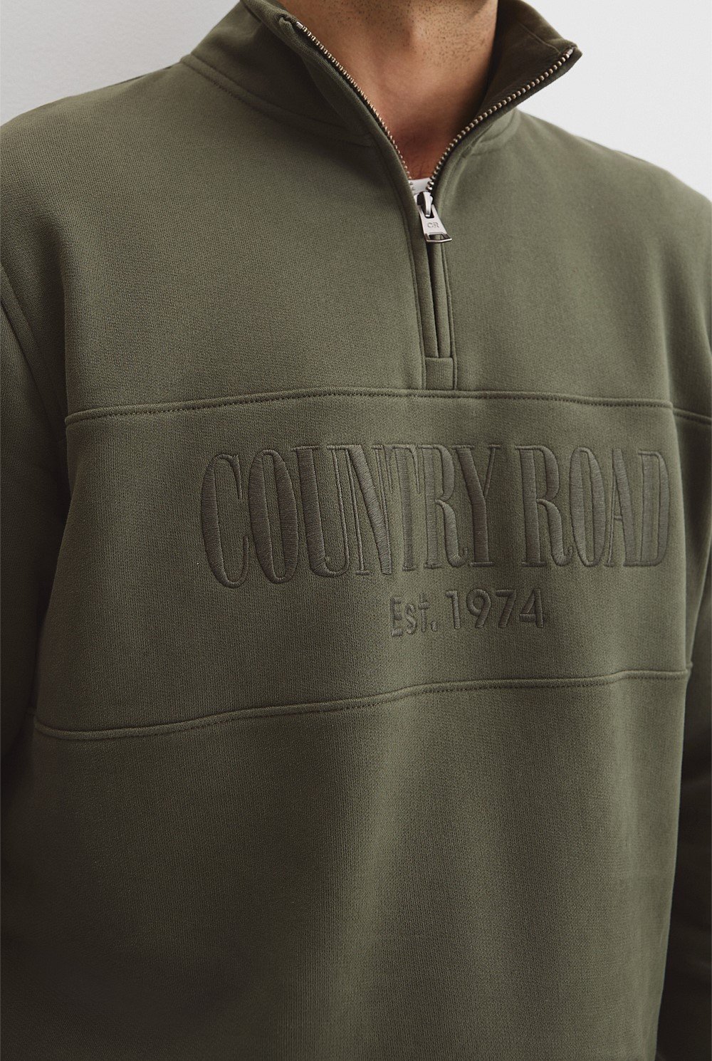 Australian Cotton Half Zip Heritage Sweat