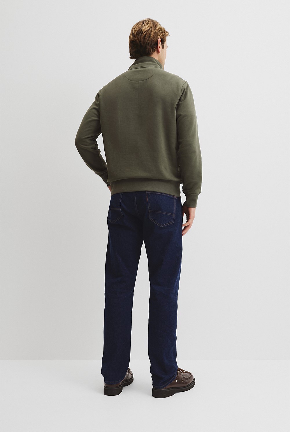 Australian Cotton Half Zip Heritage Sweat