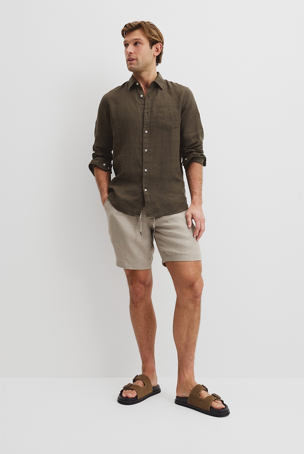 Organically Grown Linen Regular Fit Shirt