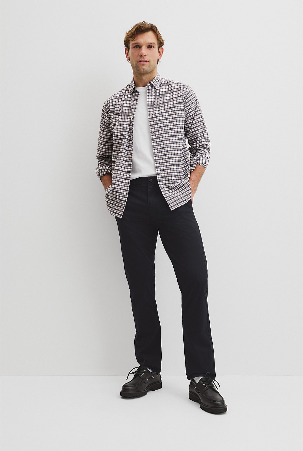 Australian Good Earth Cotton Regular Fit Check Shirt