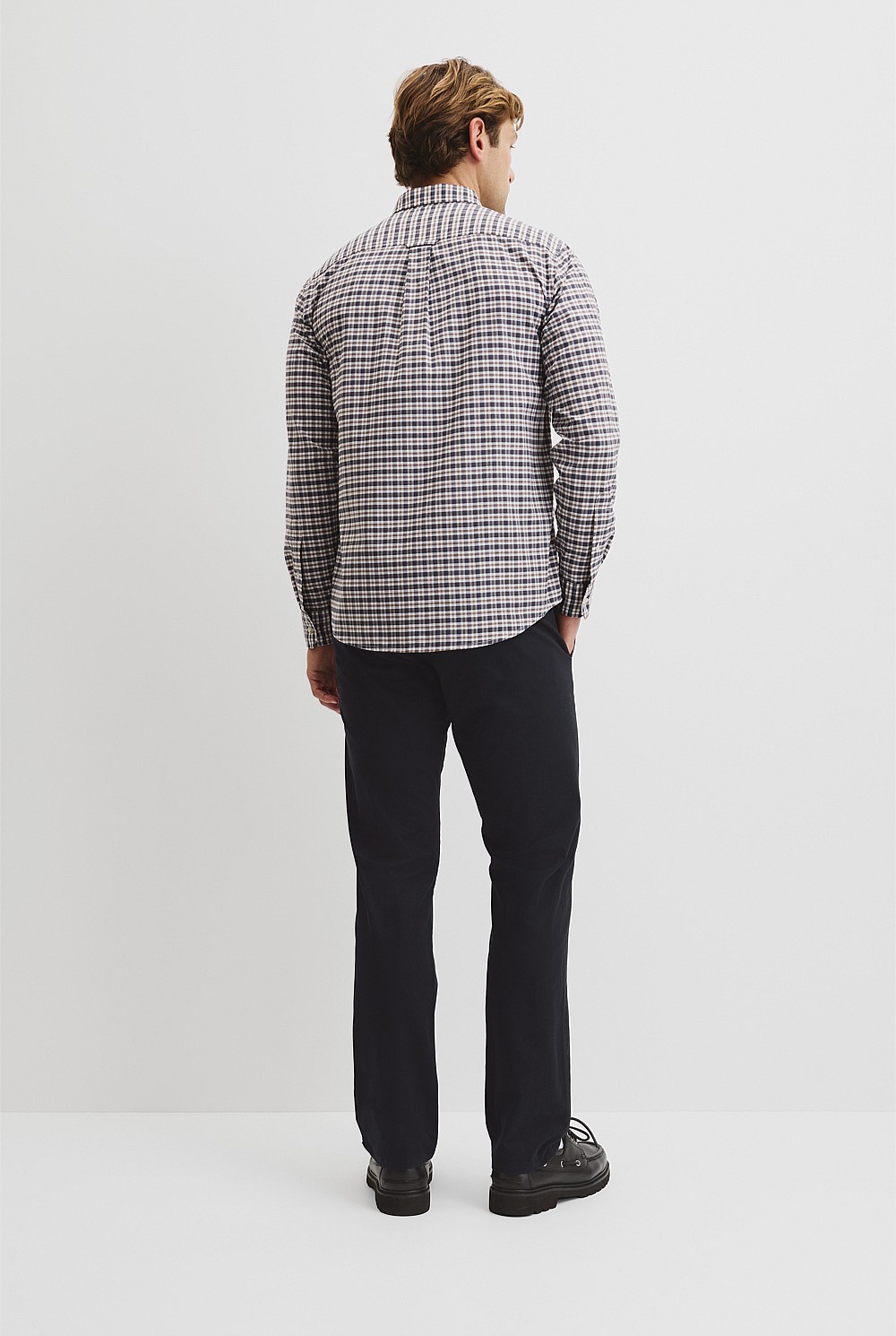 Australian Good Earth Cotton Regular Fit Check Shirt