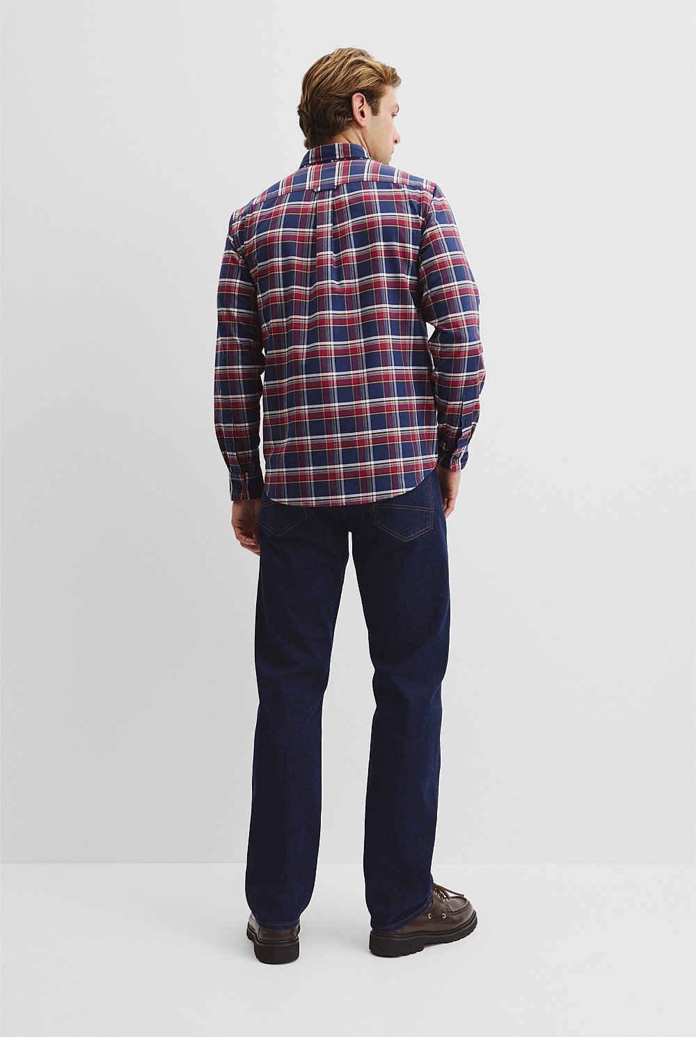 Australian Good Earth Cotton Regular Fit Check Shirt