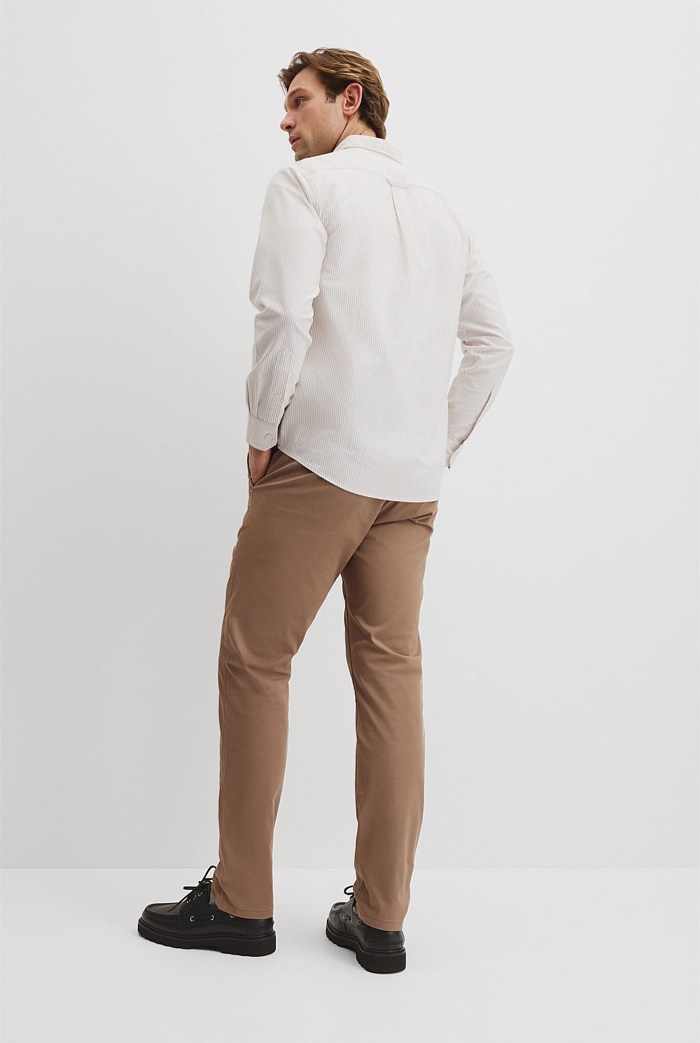 Australian Good Earth Regular Fit Oxford Stripe Shirt