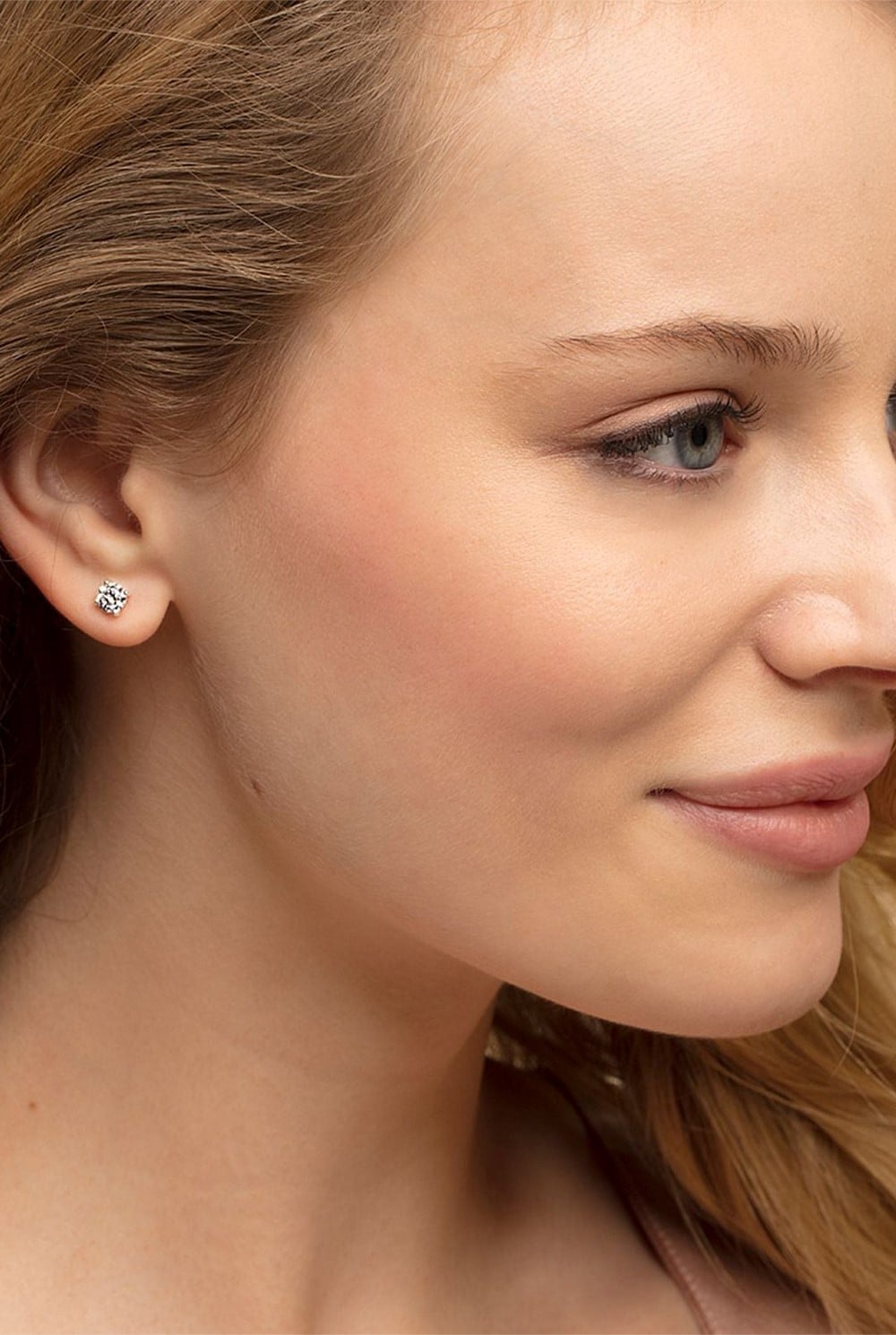 Classic Ear Studs In Silver