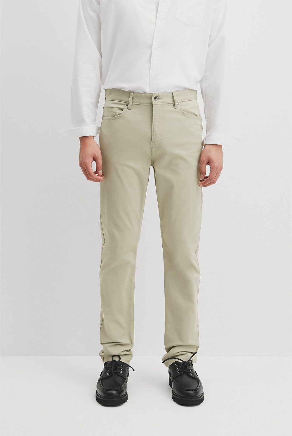Australian Cotton Tapered Five Pocket Pant