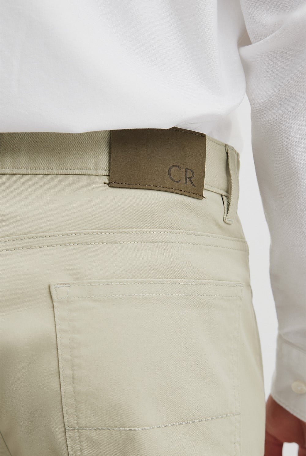 Australian Cotton Tapered Five Pocket Pant
