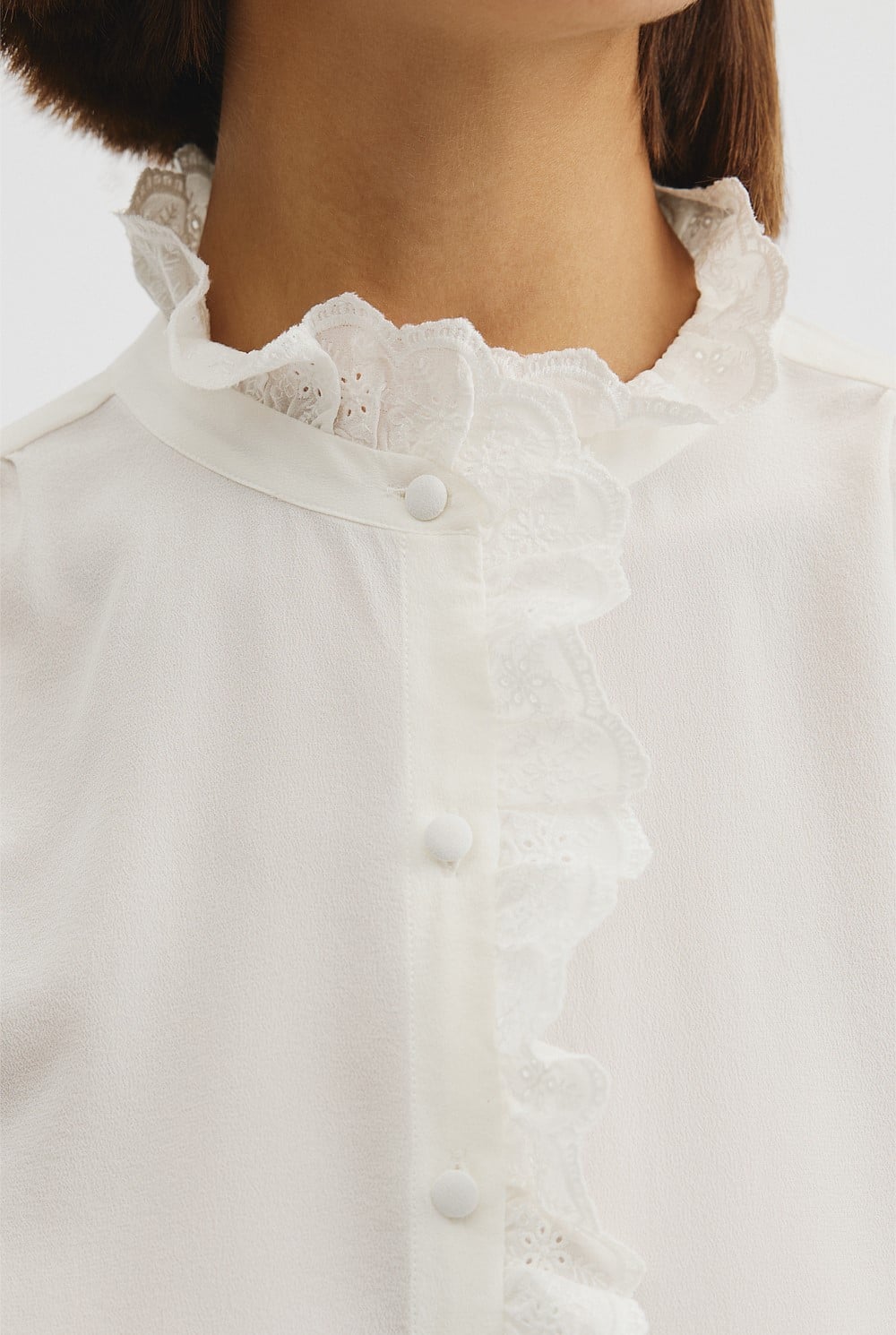 Long Sleeve Ruffle Shirt