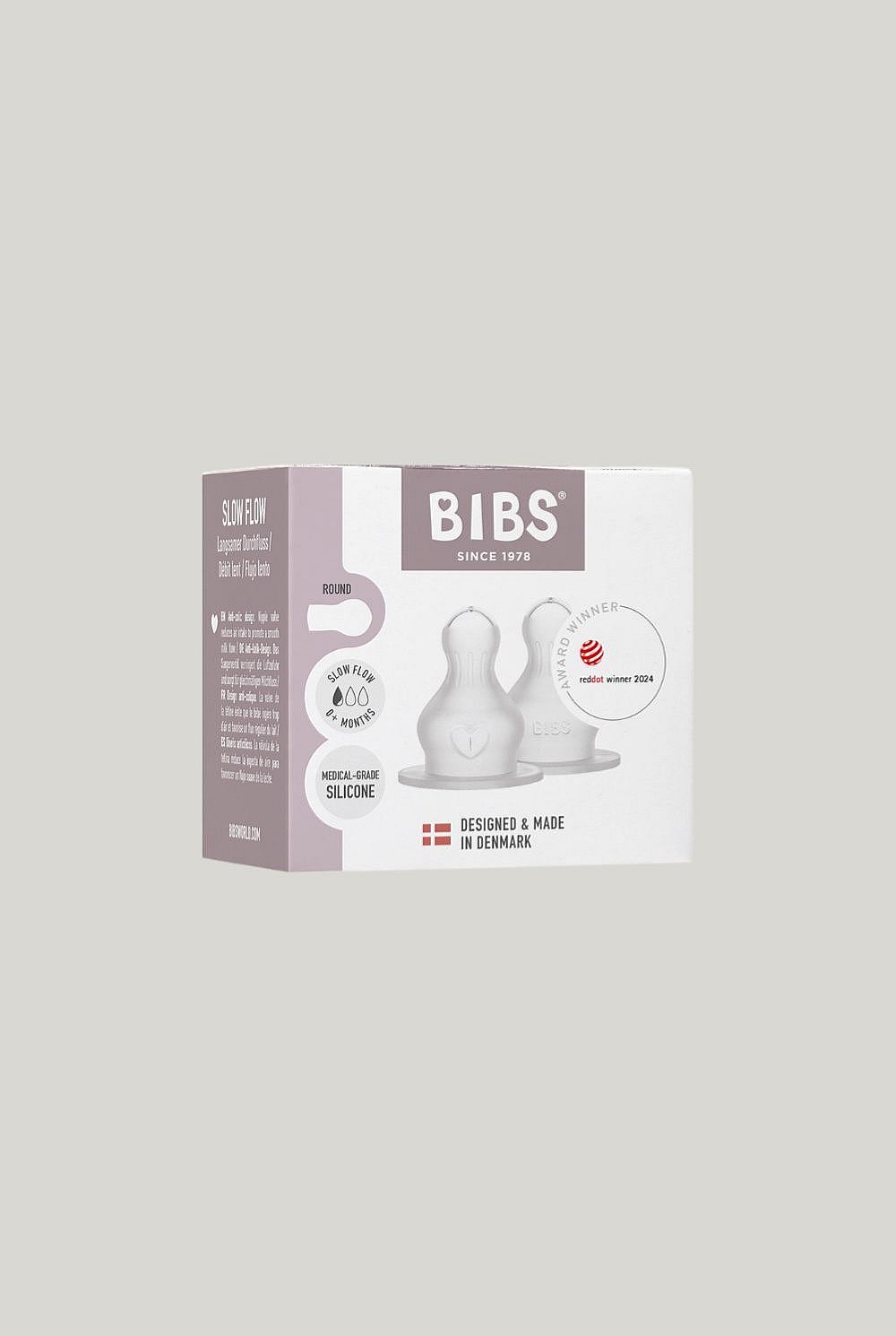 Bottle Replacement Nipple, Silicone (2pk) - Slow Flow