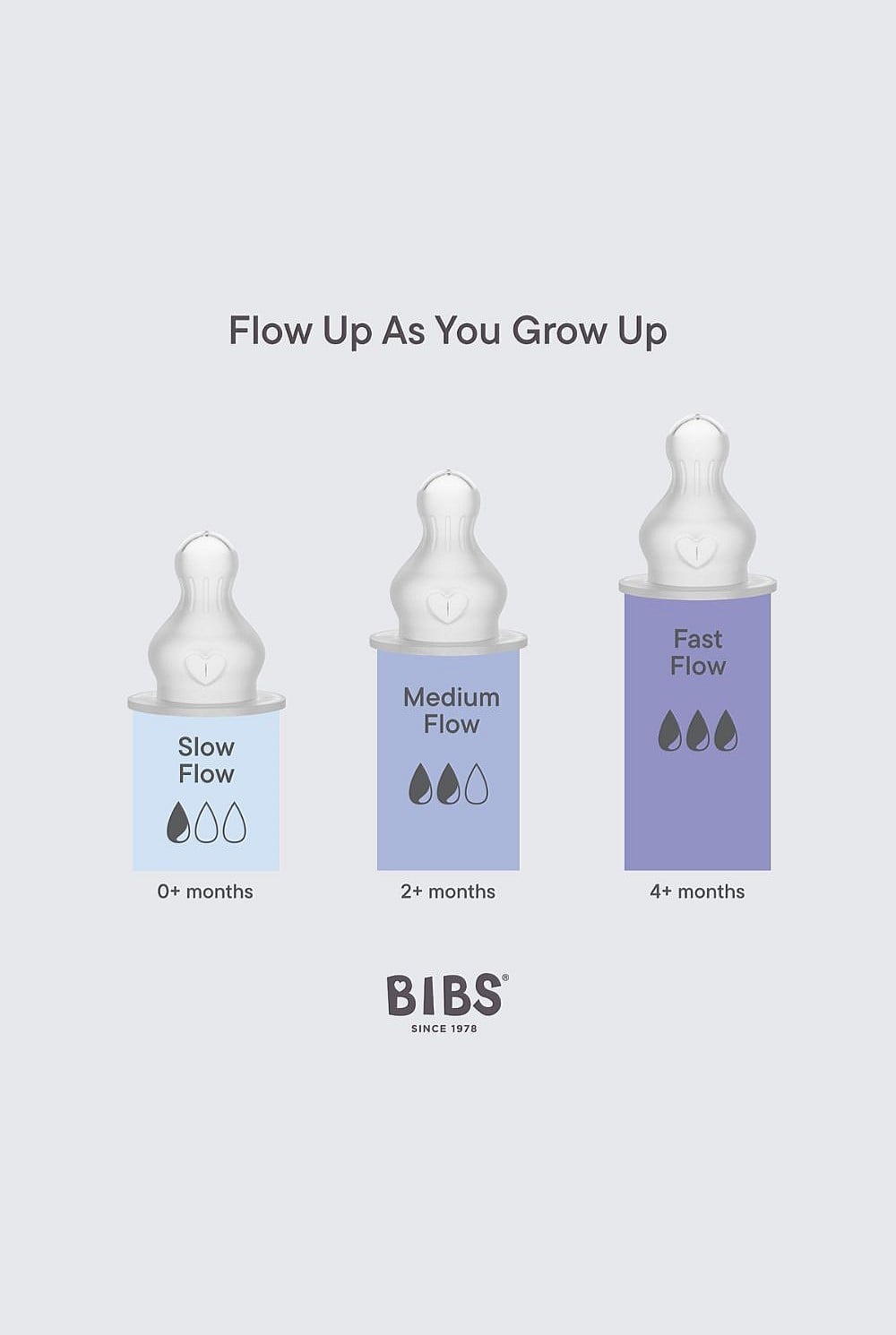 Bottle Replacement Nipple, Silicone (2pk) - Fast Flow