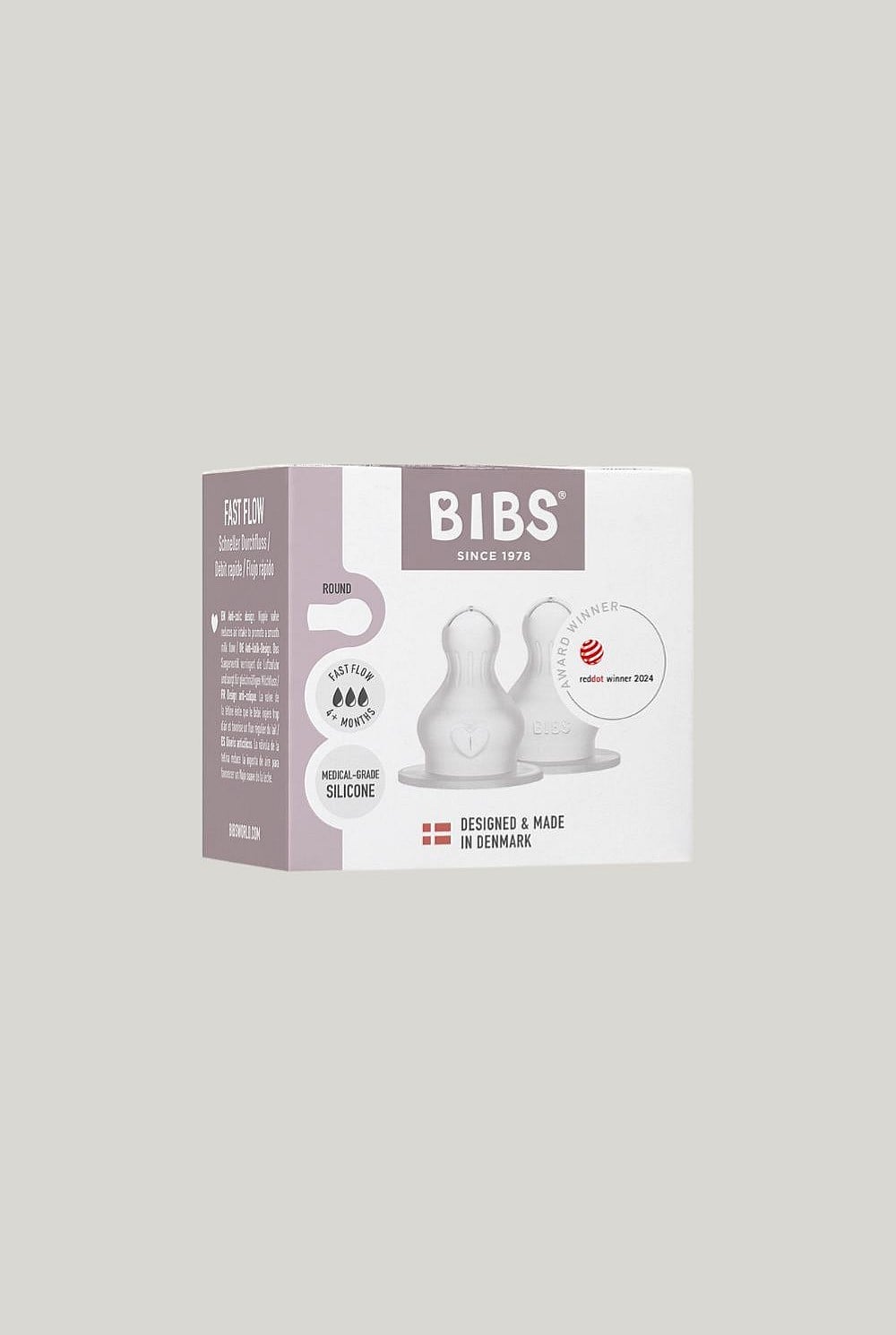 Bottle Replacement Nipple, Silicone (2pk) - Medium Flow