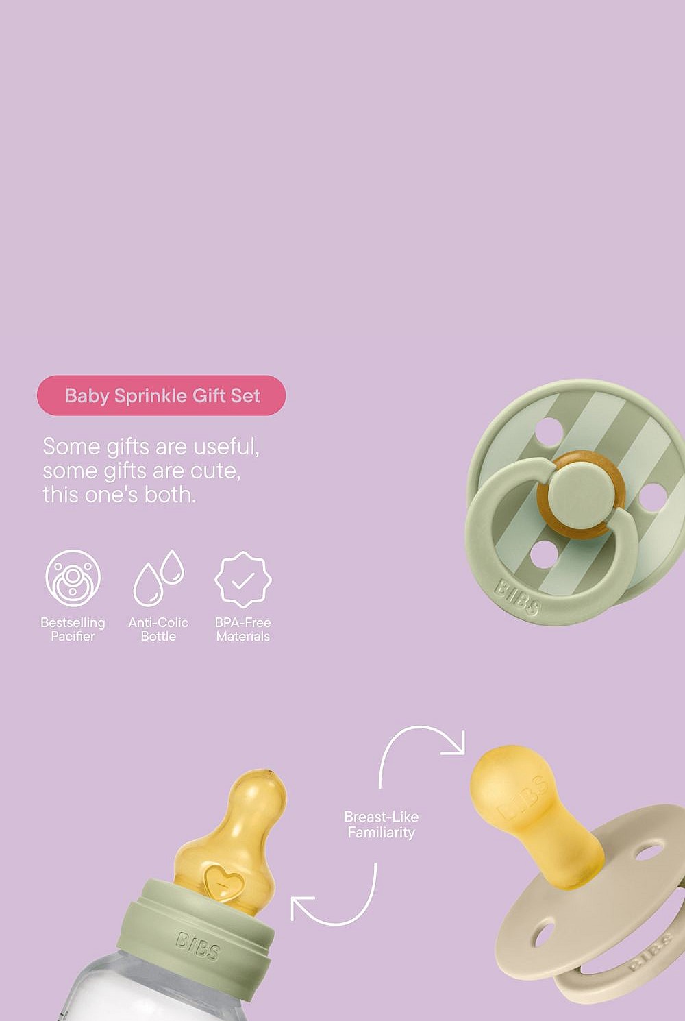 Gift Set, Baby Sprinkle - Sage