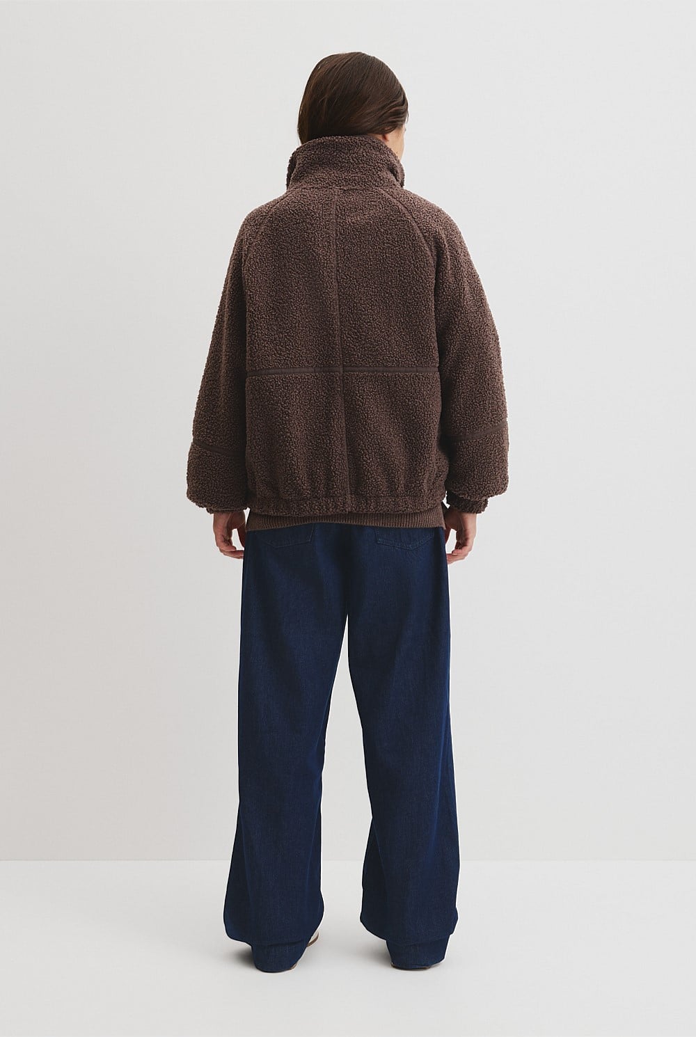 Teen Sherpa Zip Through Jacket