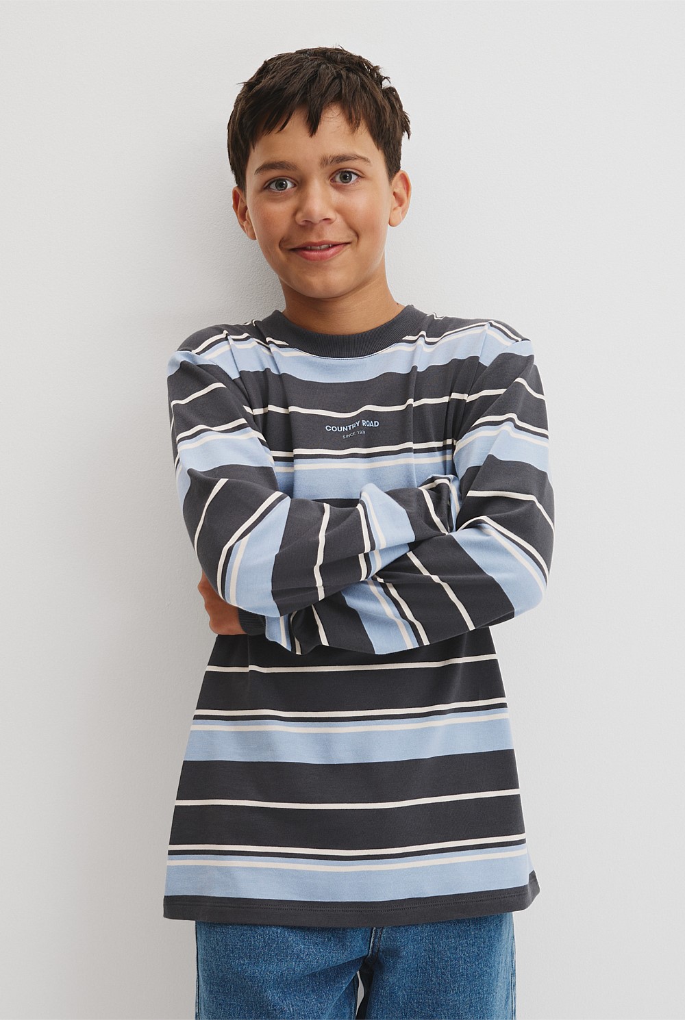 Teen Australian Cotton Relaxed Long Sleeve T-Shirt