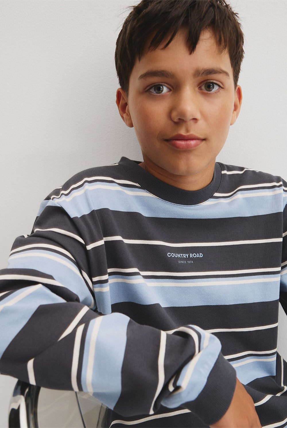 Teen Australian Cotton Relaxed Long Sleeve T-Shirt