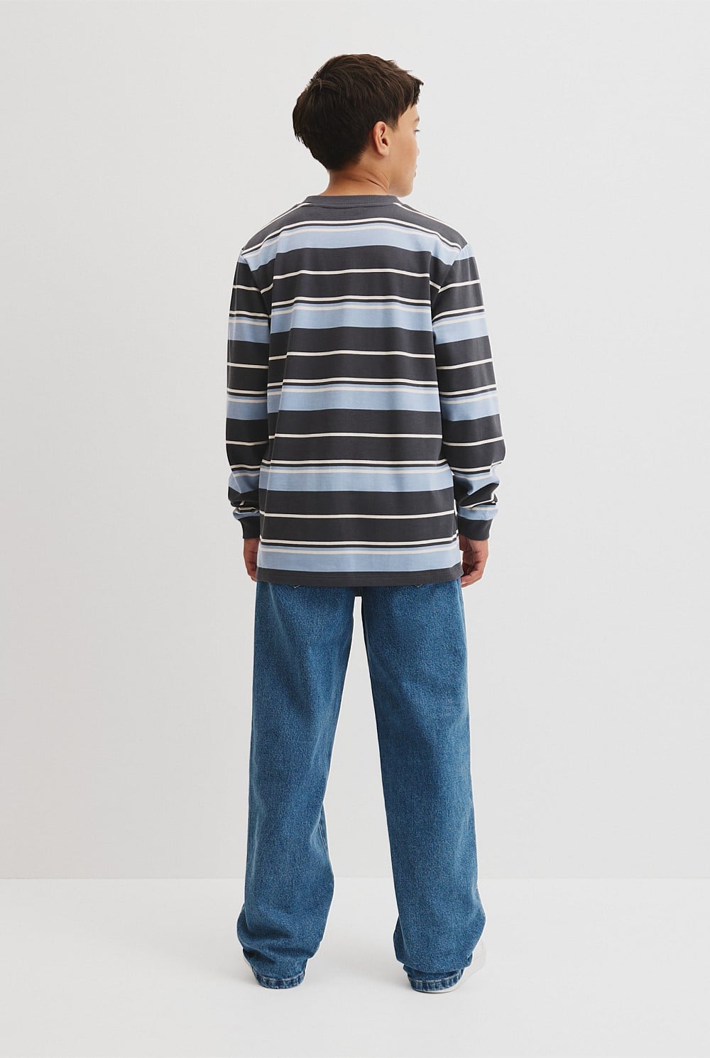 Teen Australian Cotton Relaxed Long Sleeve T-Shirt