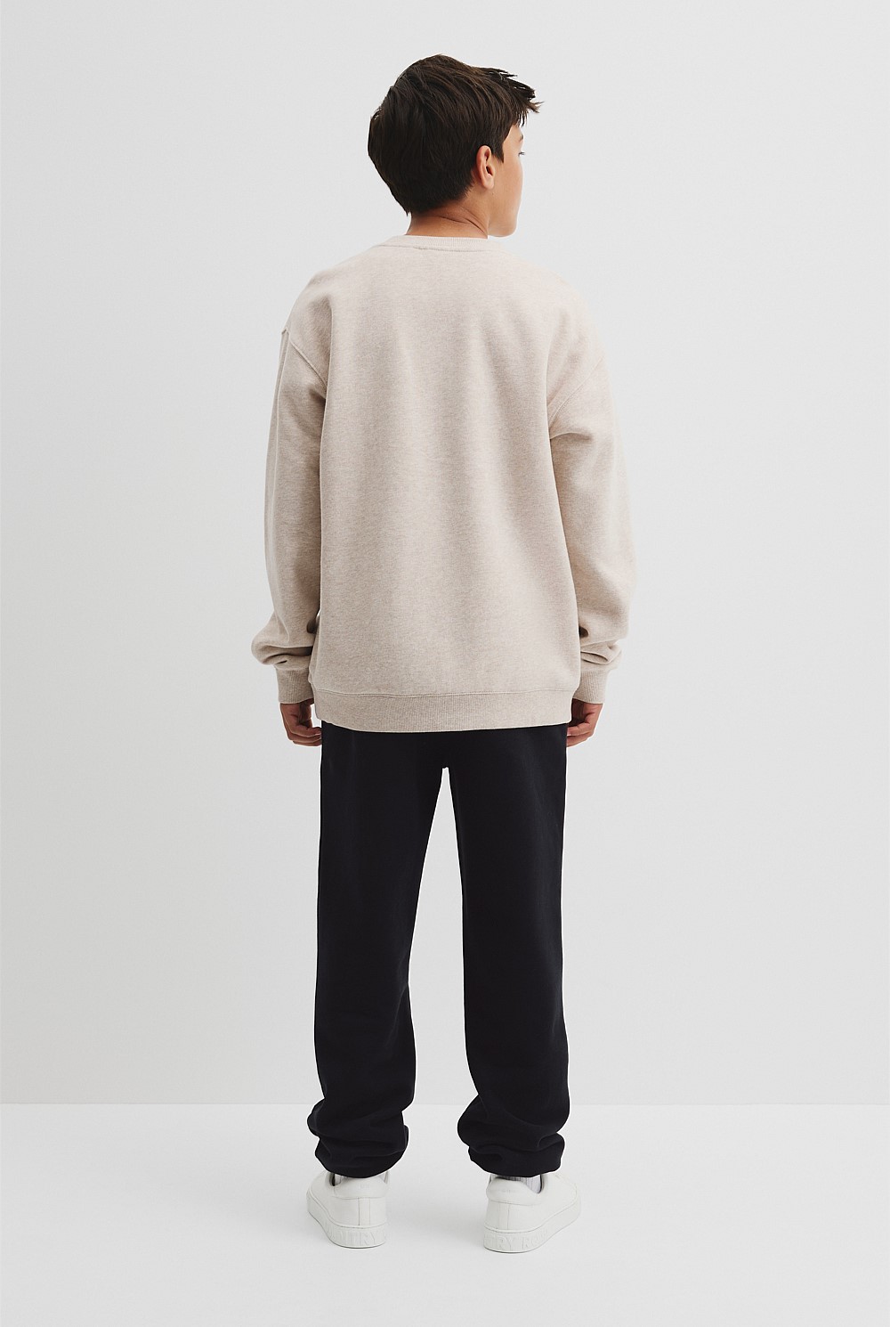 Teen Cotton Logo Crew Neck Sweat