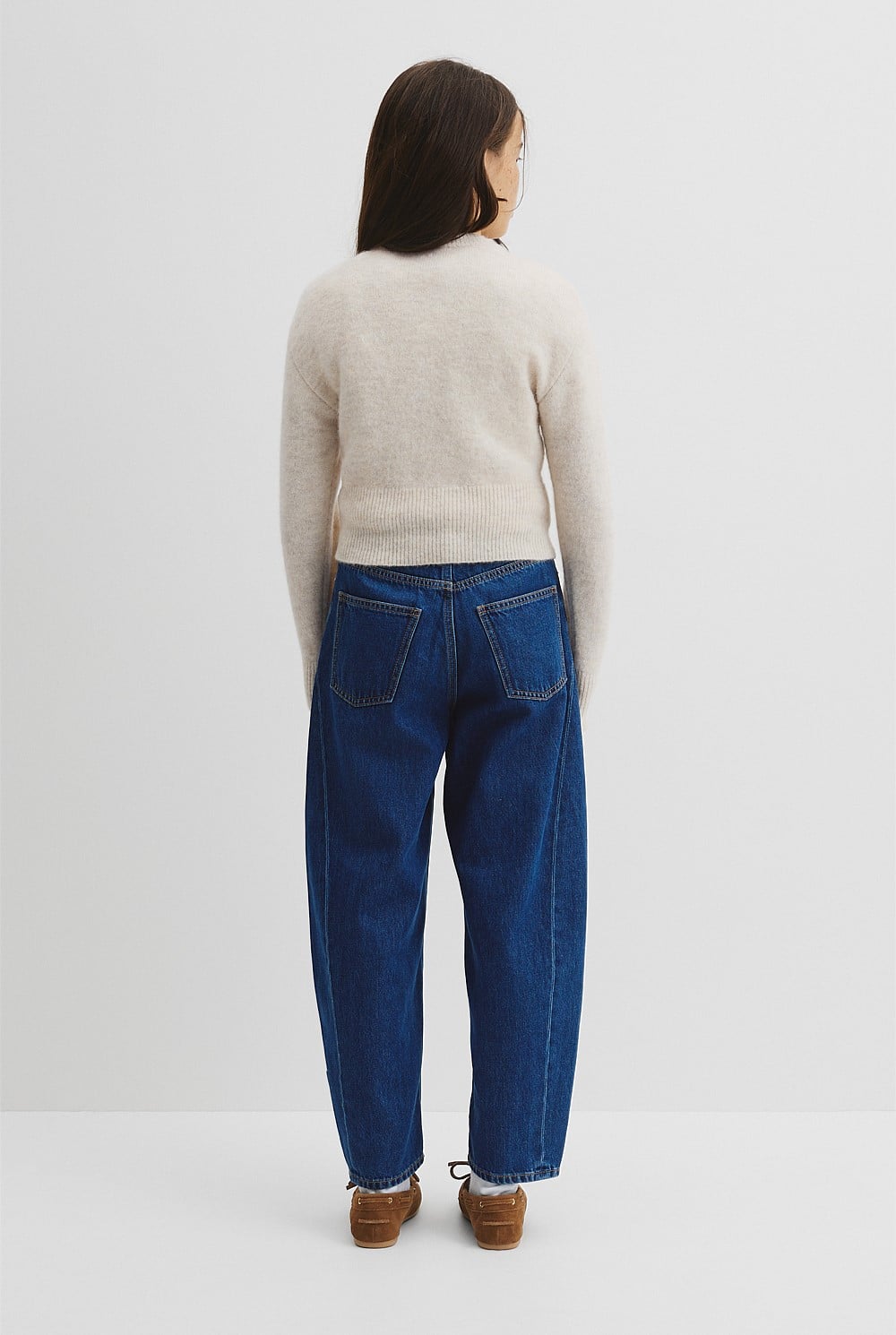 Teen Fluffy Crew Knit Cardigan