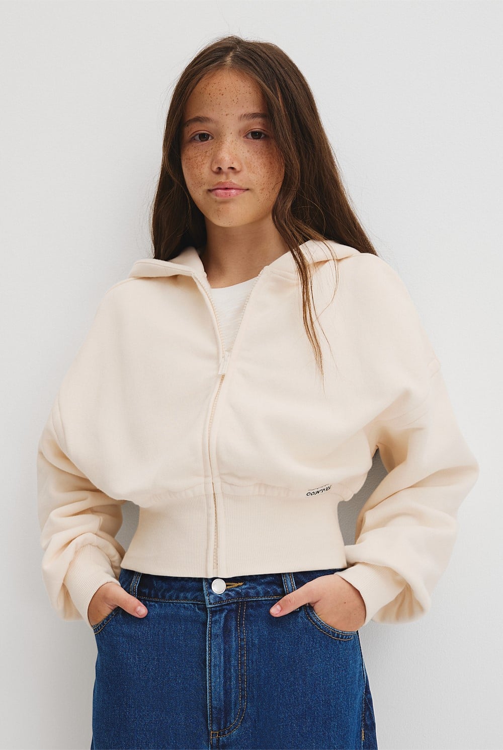 Teen Sherpa Zip Through Jacket