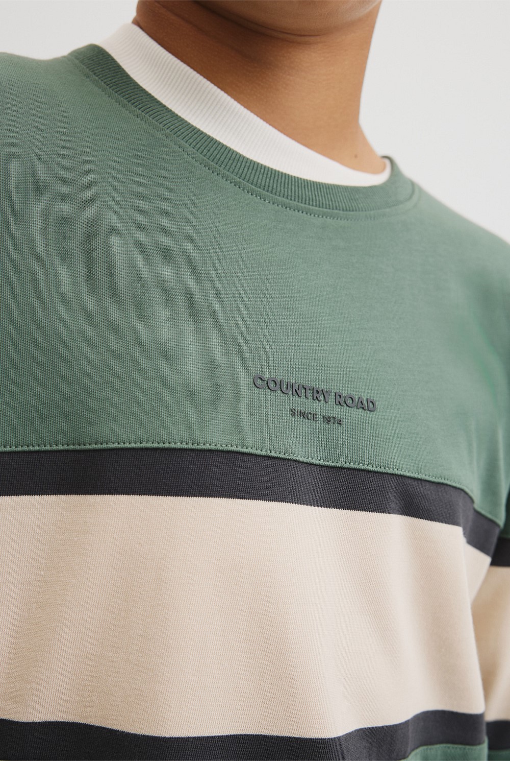 Teen Panelled Long Sleeve T-Shirt