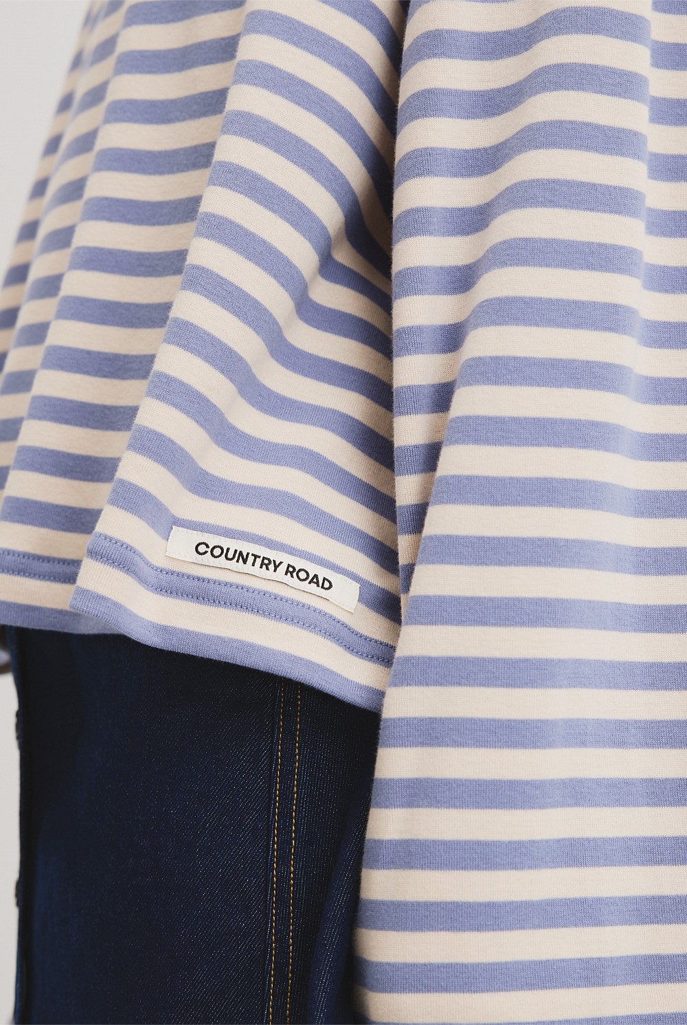 Teen Relaxed Stripe Long Sleeve T-Shirt