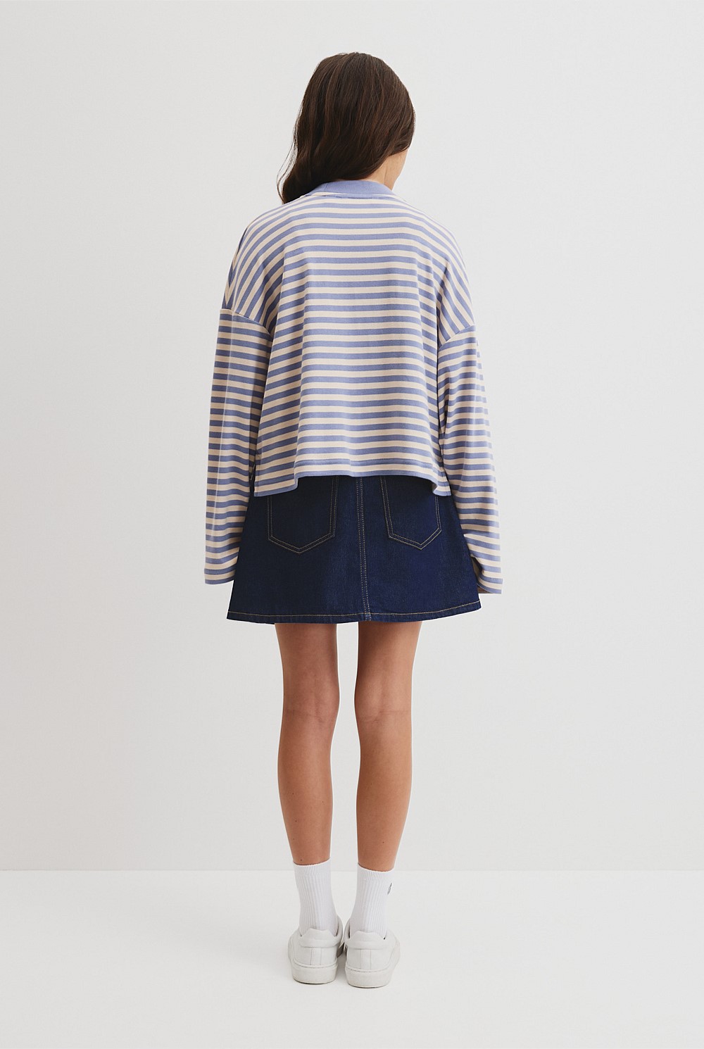 Teen Relaxed Stripe Long Sleeve T-Shirt