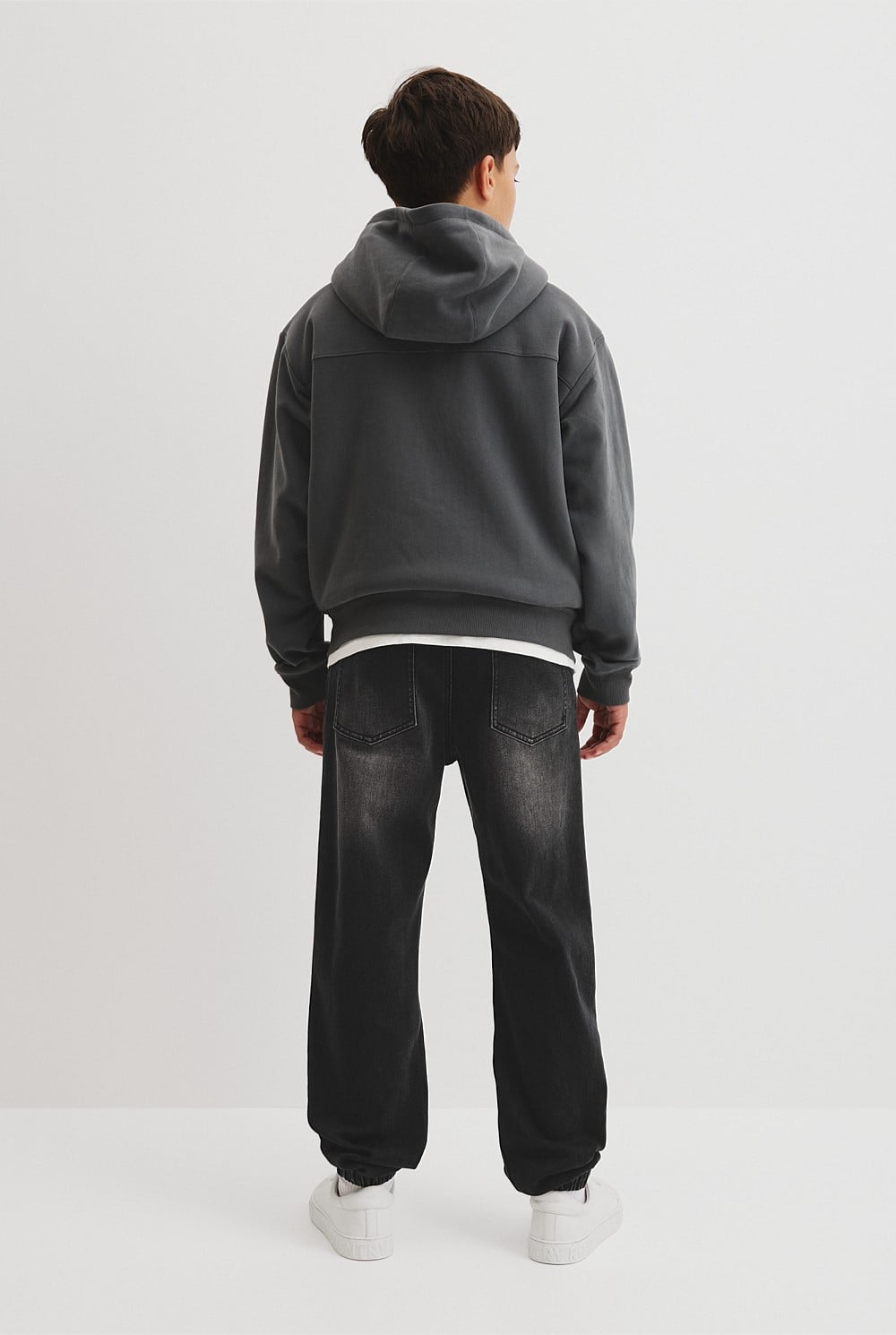 Teen Fleece Lined Zip Through Sweat