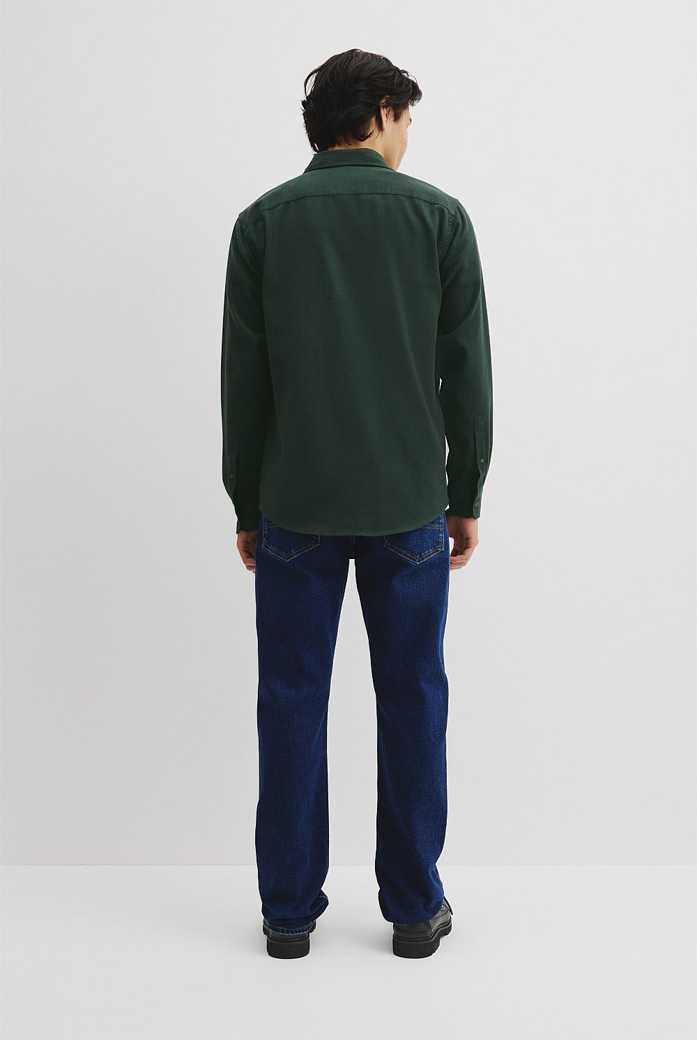 Regular Fit Brushed Cotton Shirt