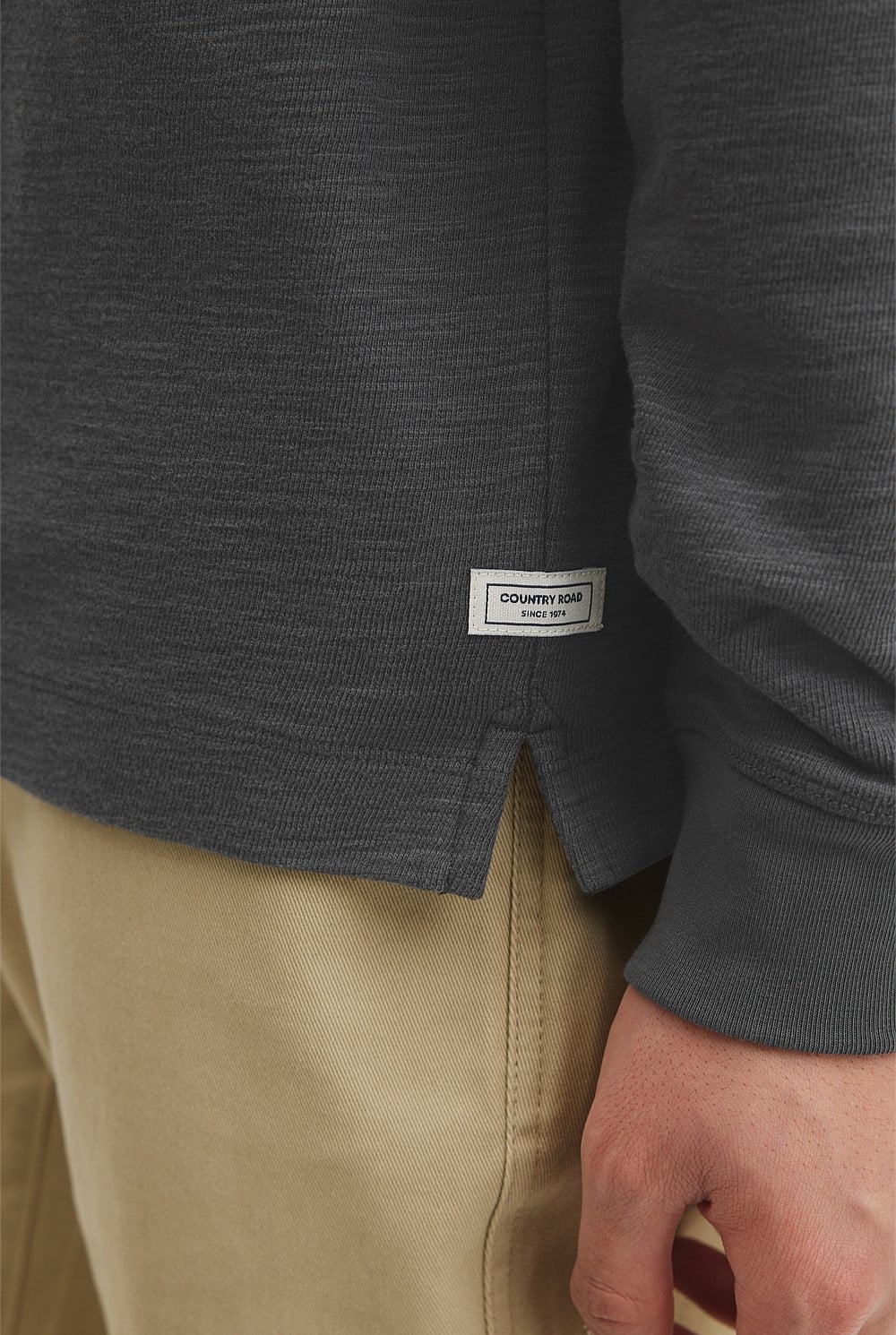 Long Sleeve Slub T-Shirt