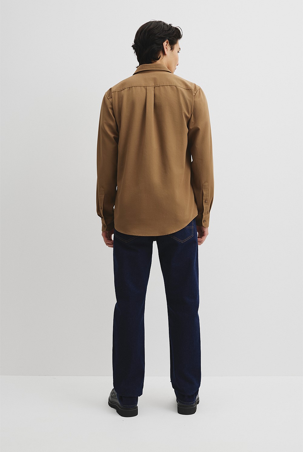 Regular Fit Cotton Waffle Shirt