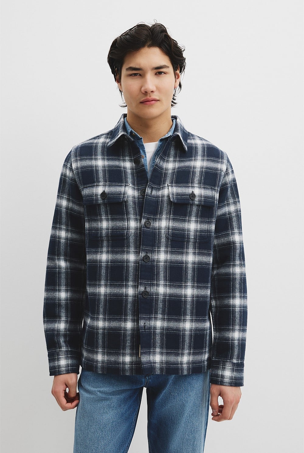 Workwear Check Overshirt